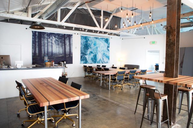 Featured photo from Main Room – Accommodates full-team off-sites, presentations, panels, and collaborative sessions