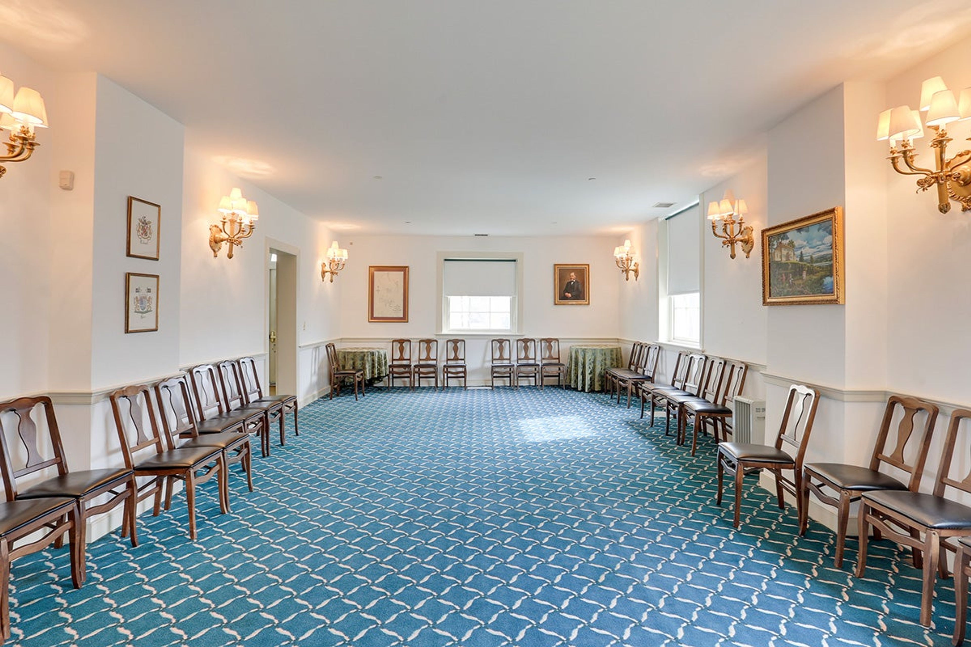 Ballroom, an event space at Riversdale House Museum
