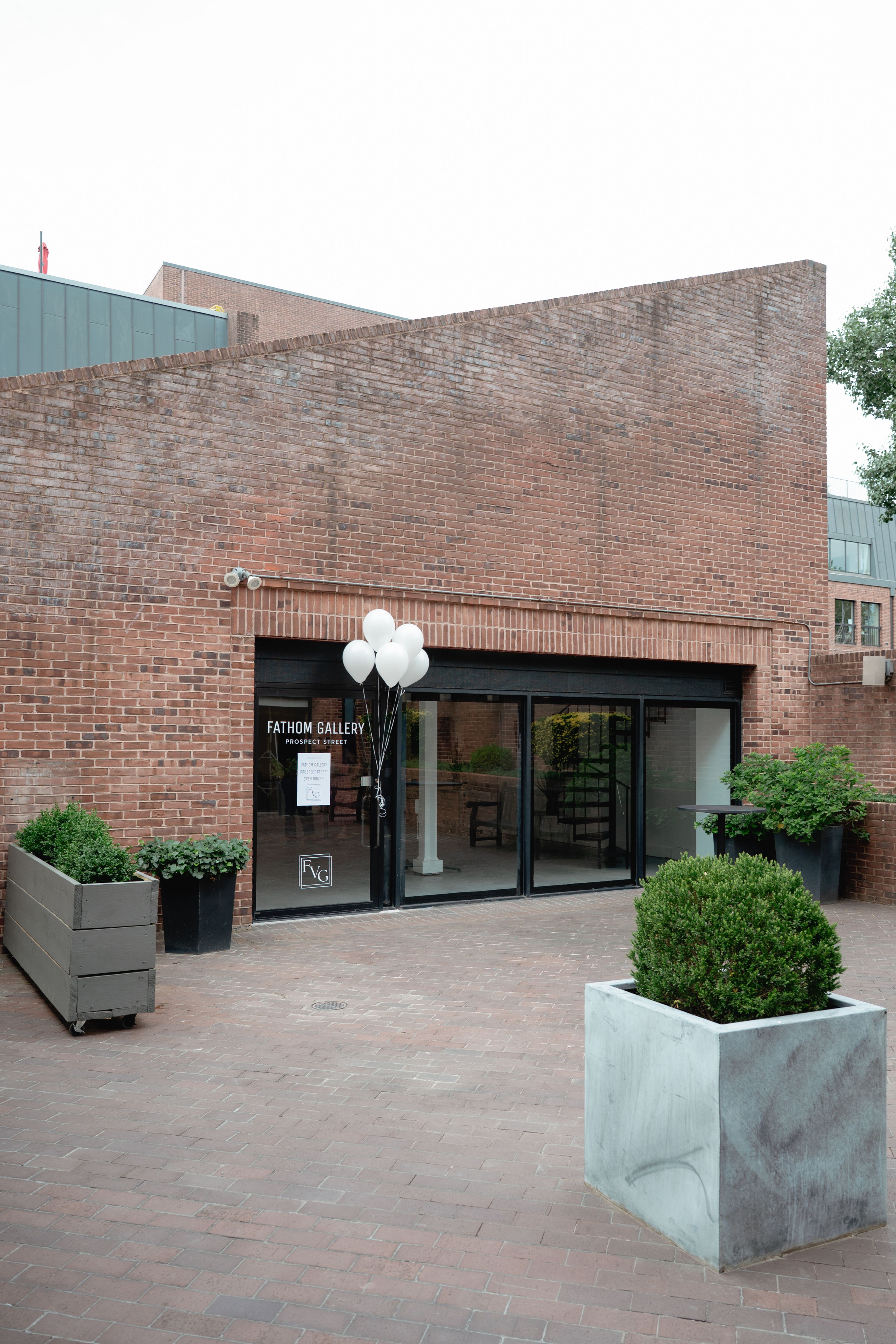 Outdoor Courtyard, an event space at Fathom Gallery Prospect Street