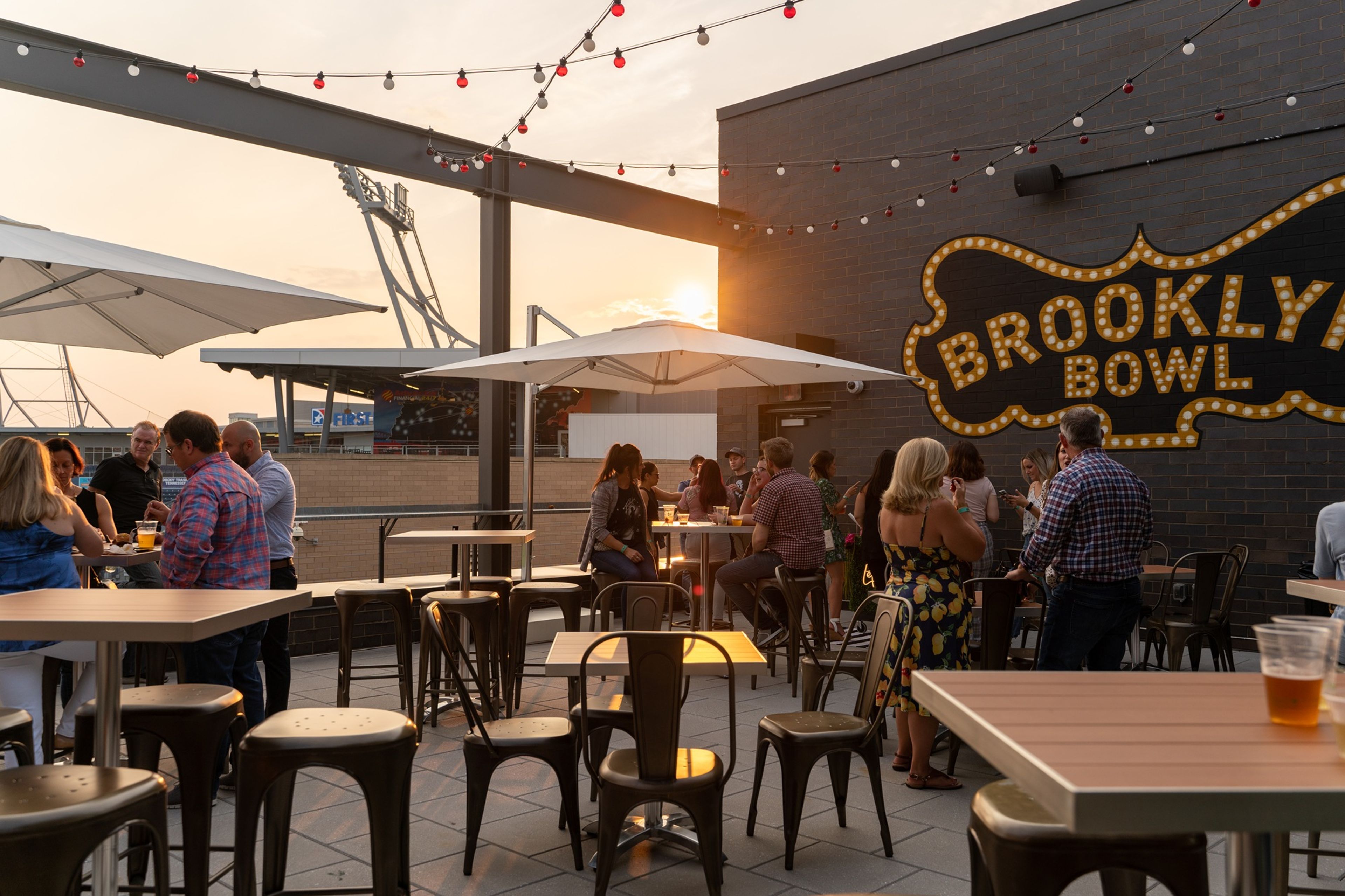 The Patio, an event space at Brooklyn Bowl Nashville