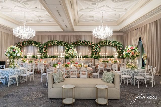 Featured photo from A Dallas Country Club Wedding Filled with Textured Draping, Polished Tablescapes, and Sculptural Greenery