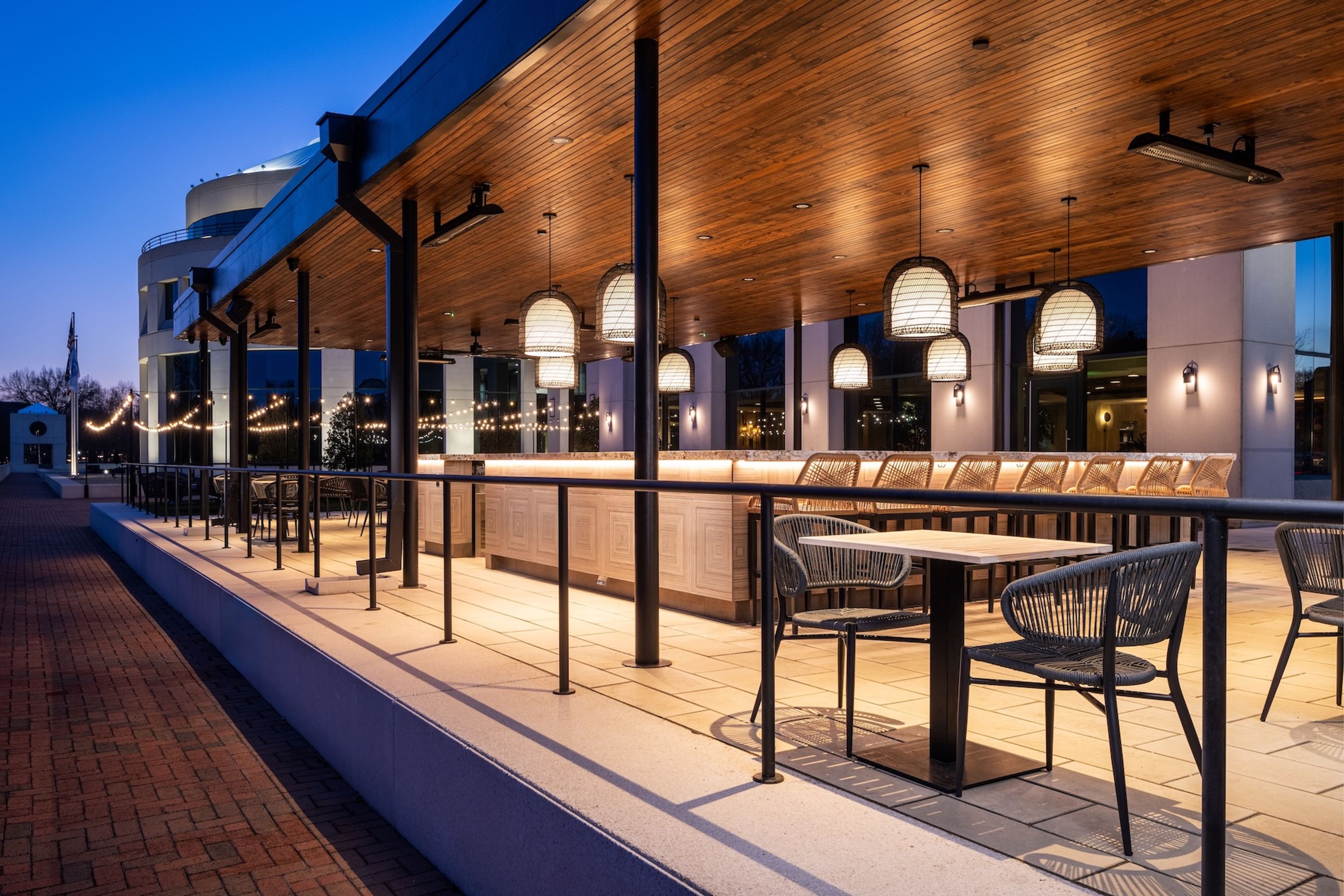 Covered Patio, an event space at Laurel Park
