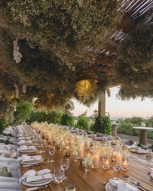 Featured photo from Step Into This Los Cabos Rehearsal Dinner with Lush Overhead Greenery and Alfresco Elegance