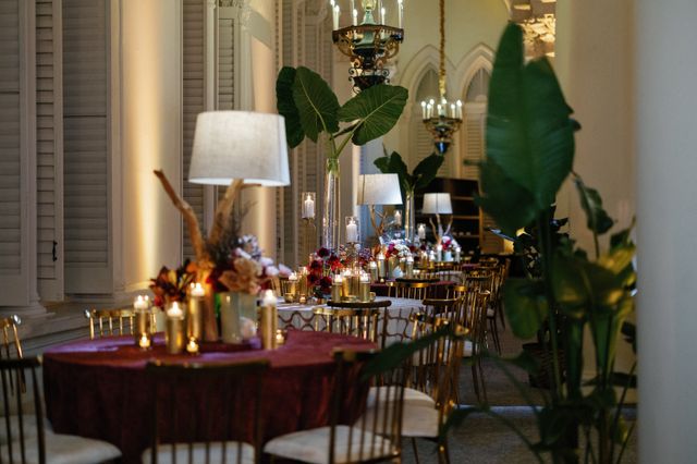 Featured photo from Witness This Dramatic Wedding Framed by Jewel-Toned Botanical Design and Gilded Candlelight at The Boca Raton