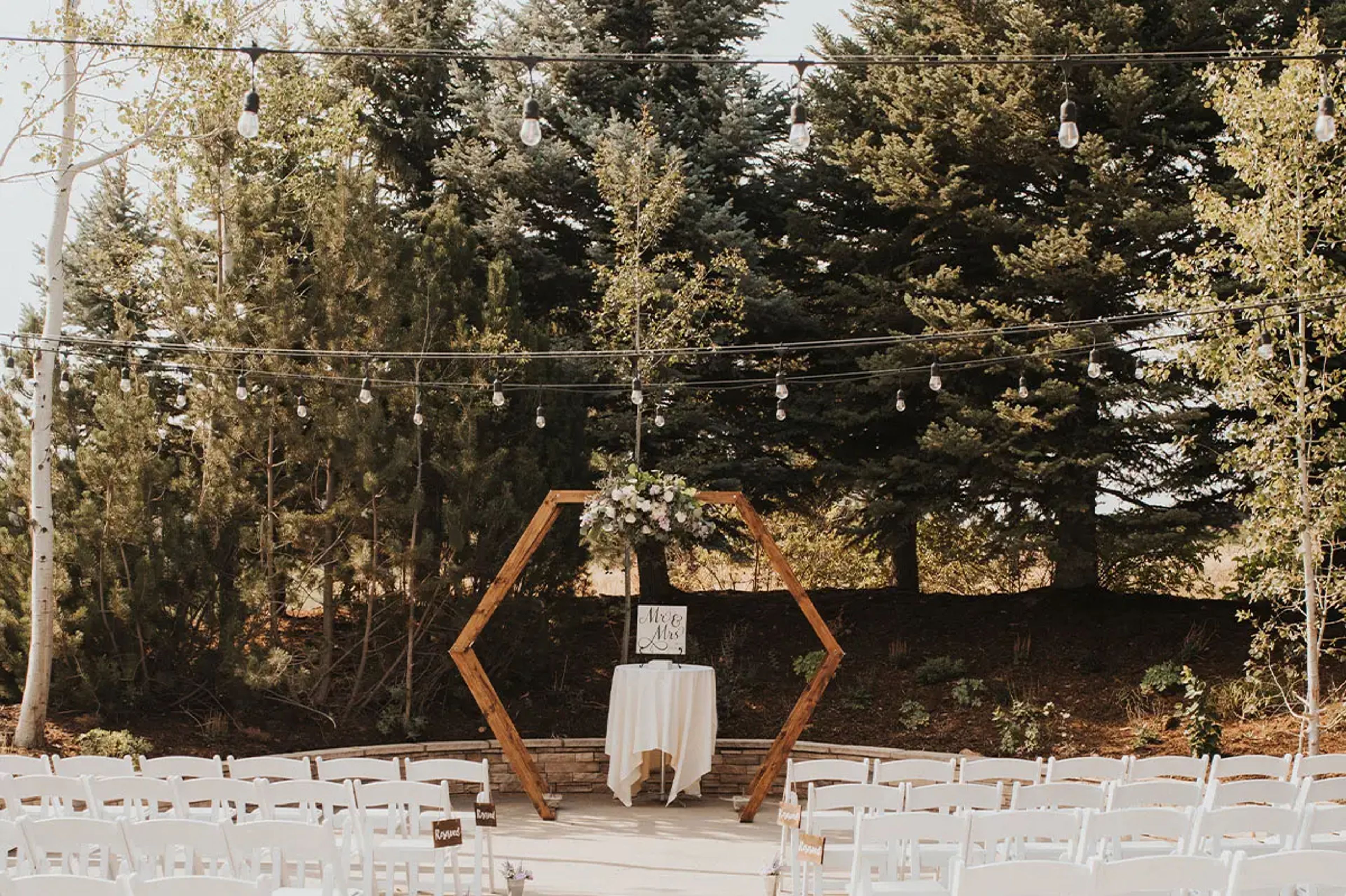 Garden Ceremony Site / Outdoor Ceremony Site, an event space at Ken Caryl Vista by Wedgewood Weddings