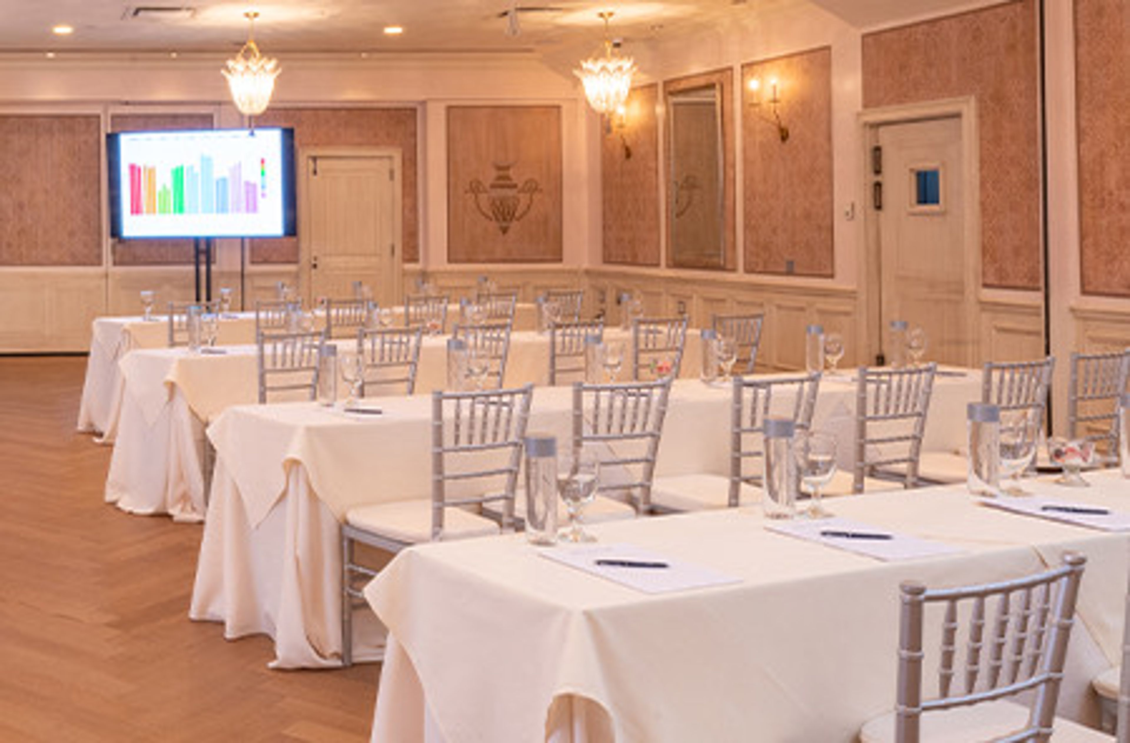 Deauville, an event space at Delamar Greenwich Harbor