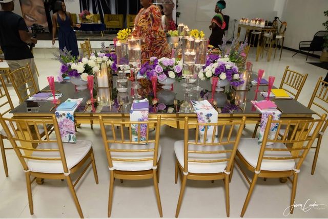 Featured photo from A Contemporary Corporate Event Featuring Bold Color Pairings and Garden-Inspired Florals at Venue 2409