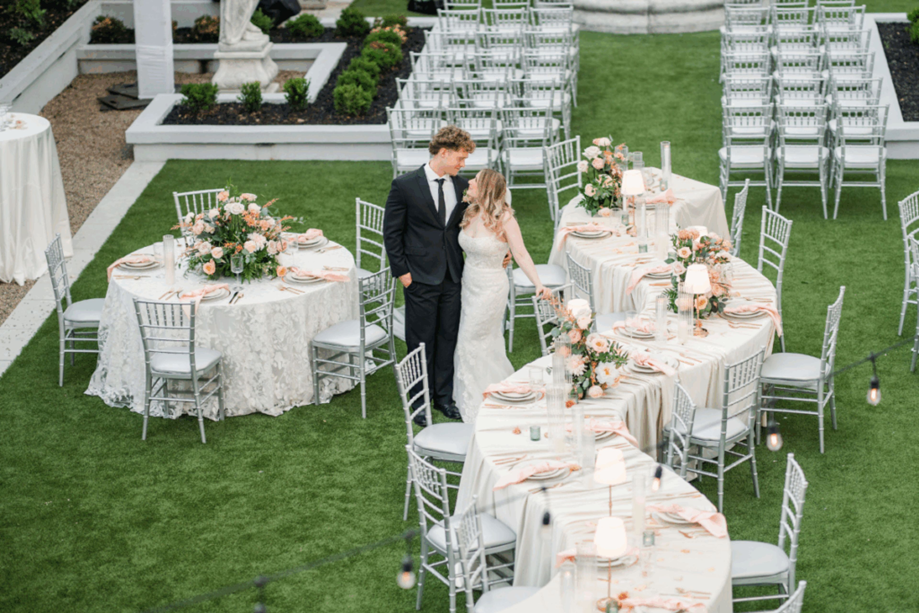 The Garden, an event space at The Read House Hotel