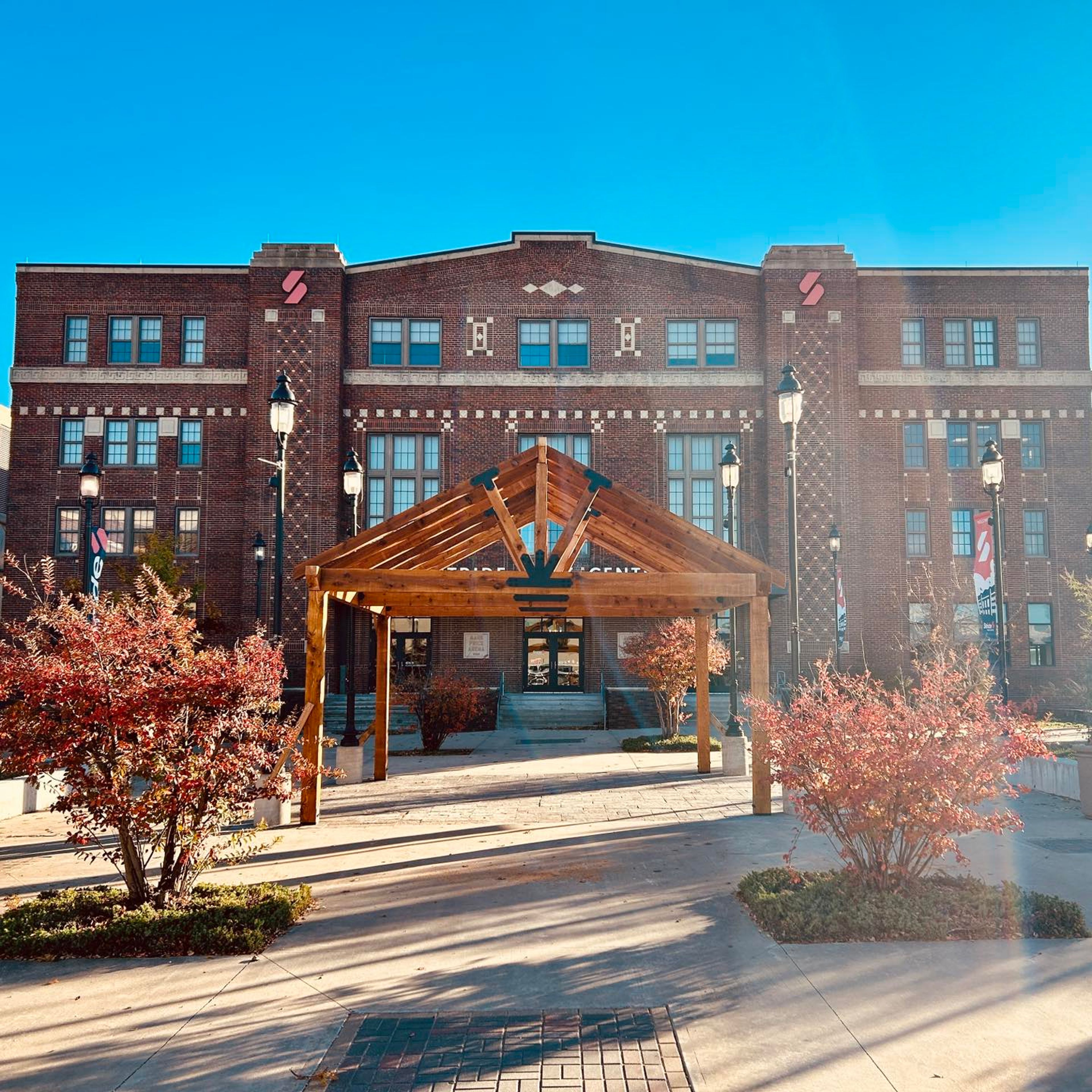 Starr Lumber Pavilion, an event space at Stride Bank Center