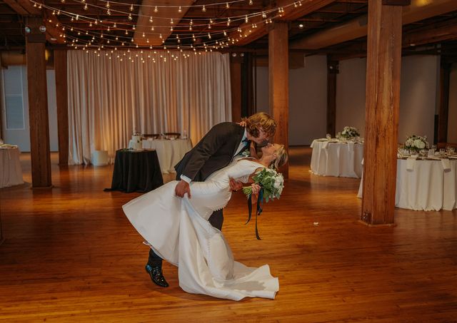 Featured photo from An Intimate Wedding at a Chicago Loft Venue Framed by String Lights and Open Floor Plans