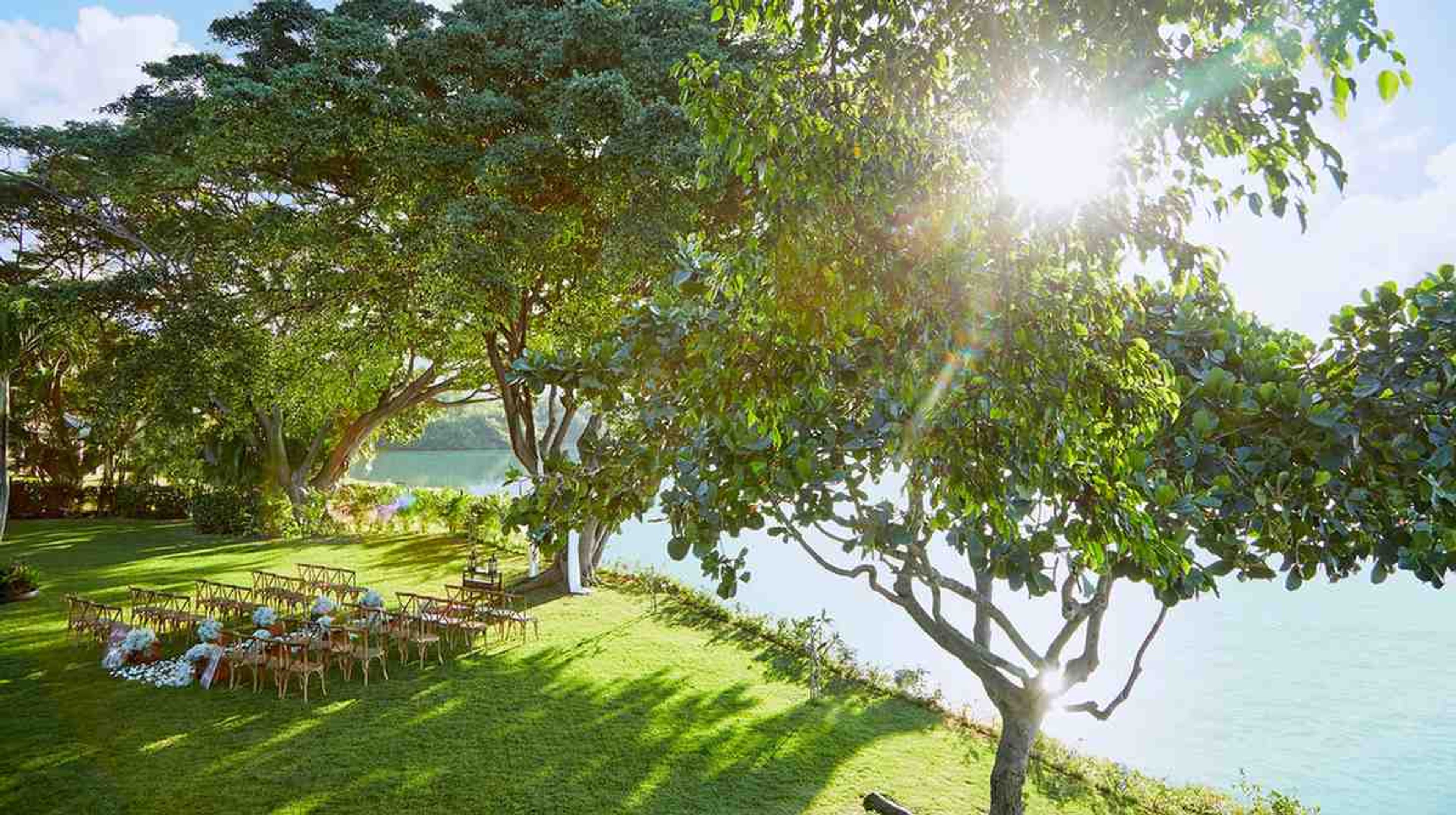 Plumeria Garden & Chapel, an event space at Ke'ehi Lagoon Memorial Park