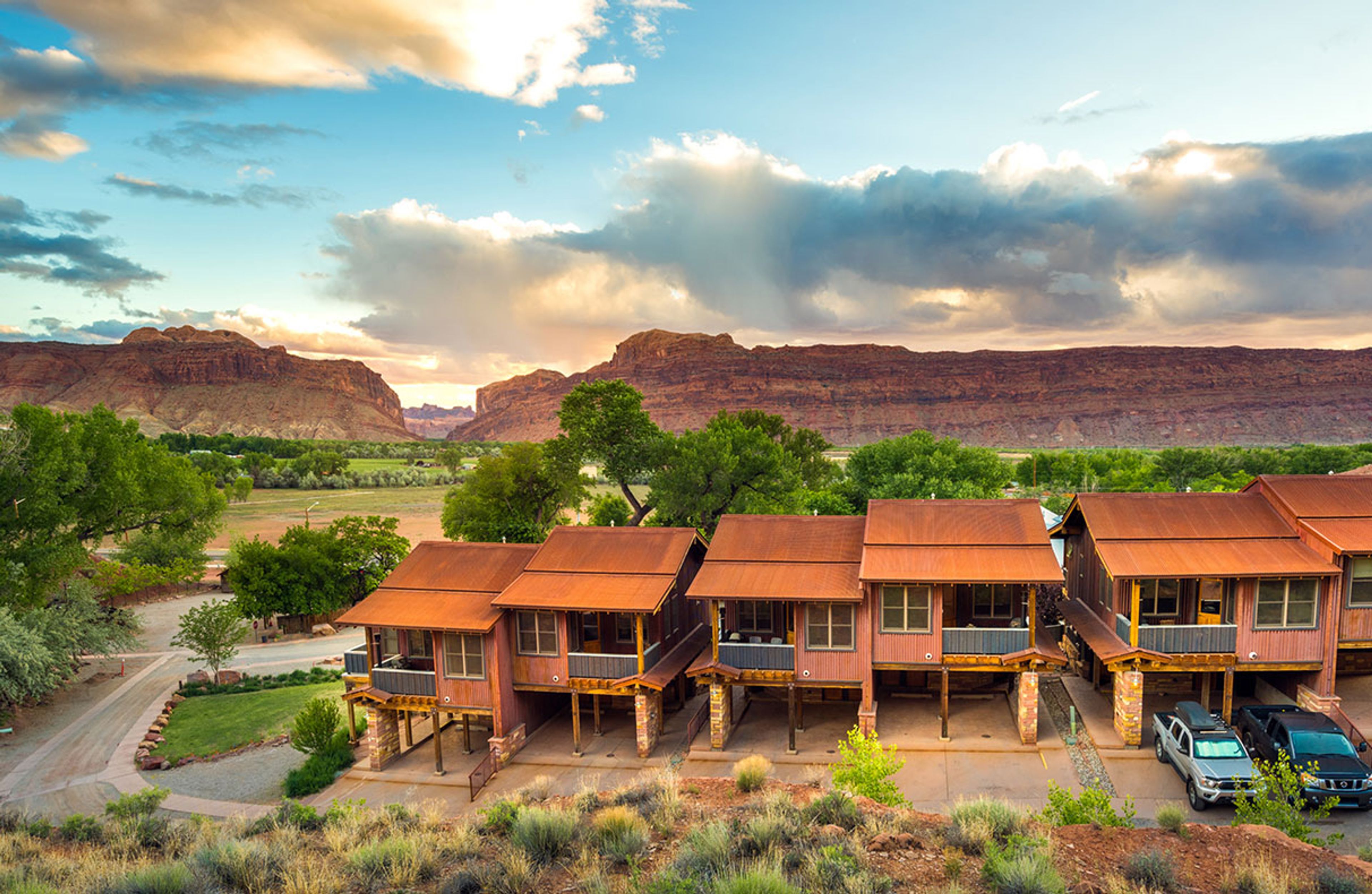 Historic Ranch House, an event space at Moab Springs Ranch