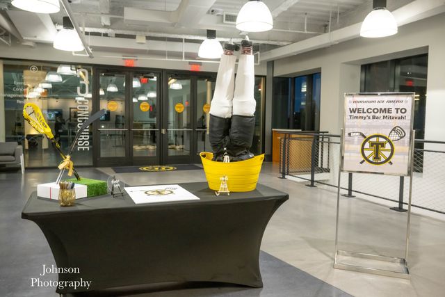Featured photo from Lacrosse & Hockey Inspired Bar Mitzvah