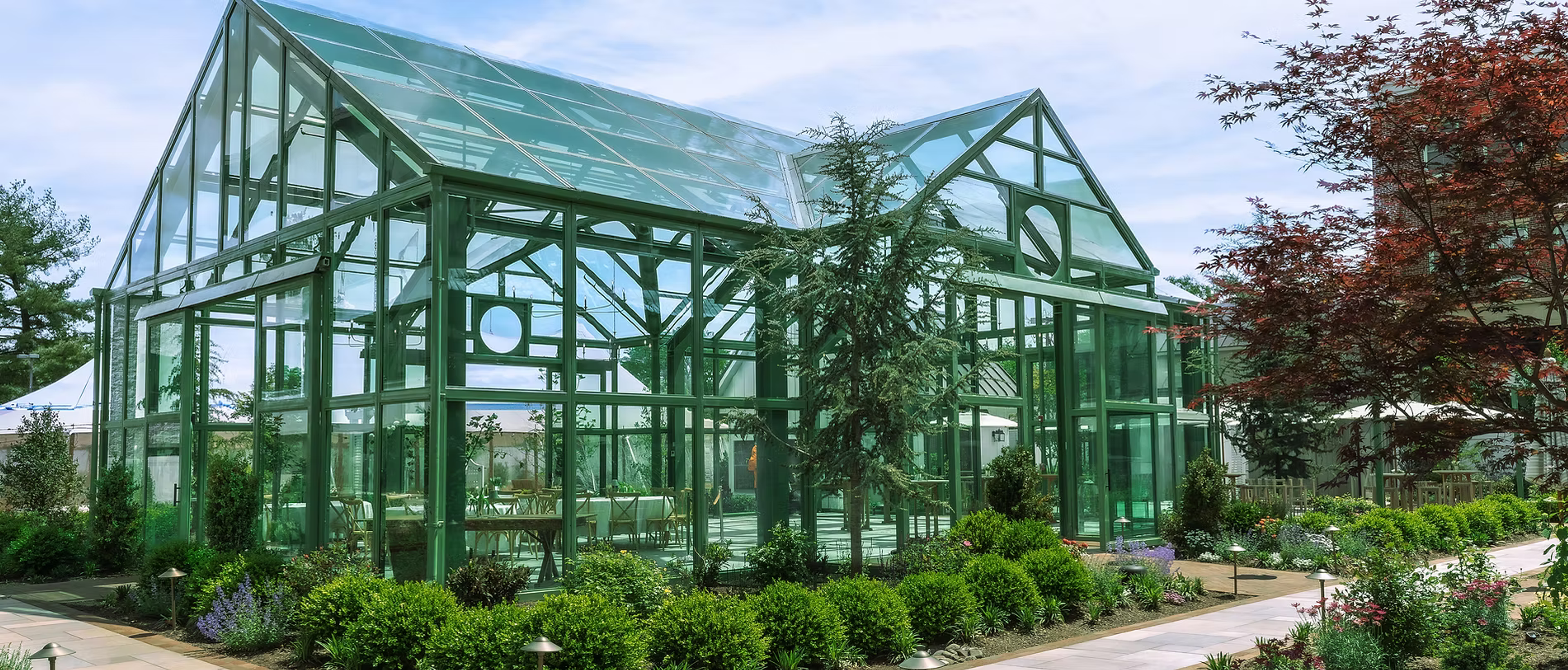 Glass Conservatory, an event space at Triple Crown Radnor