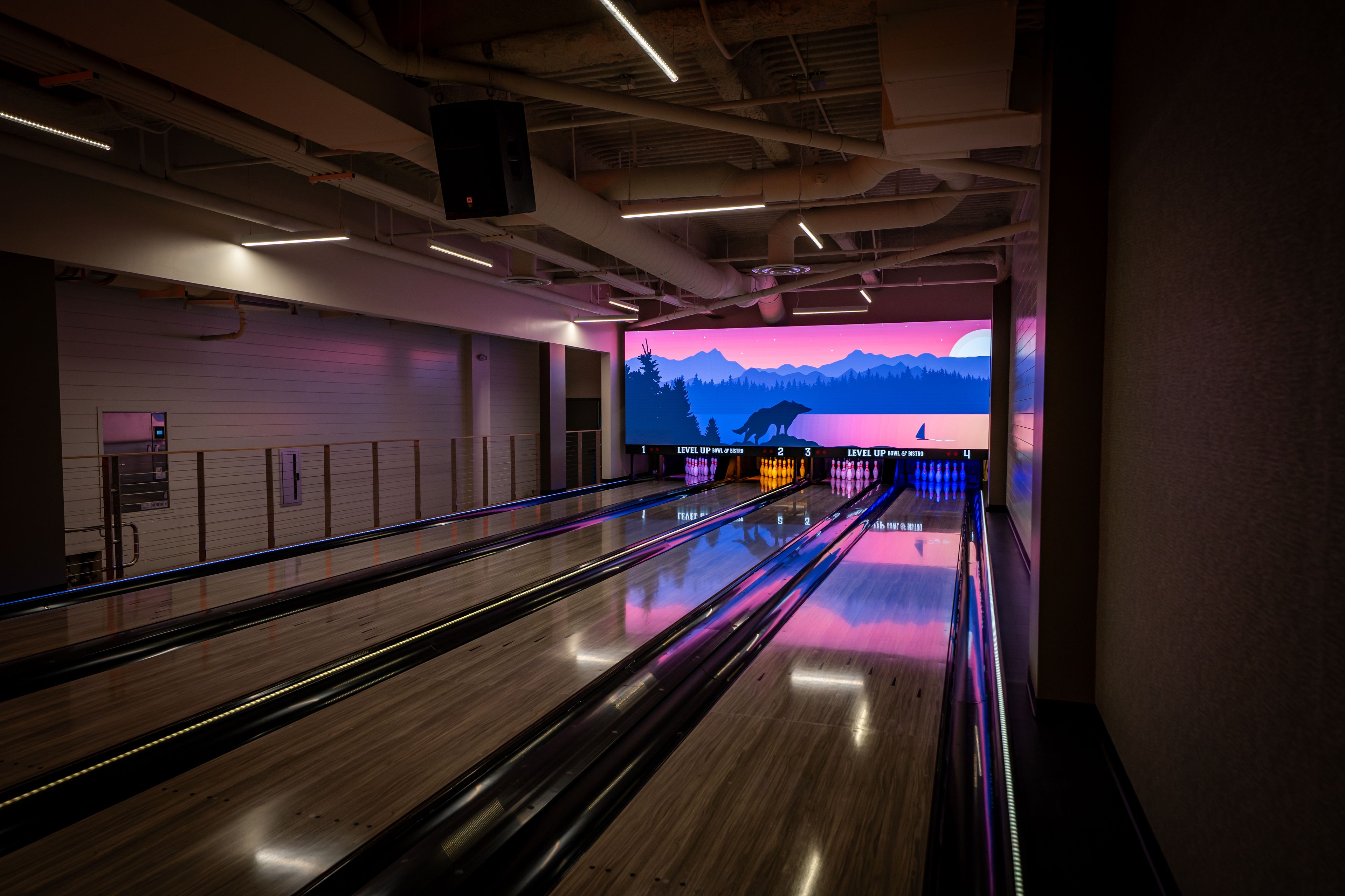 The Lounge Only, an event space at Level Up Bowl & Bistro