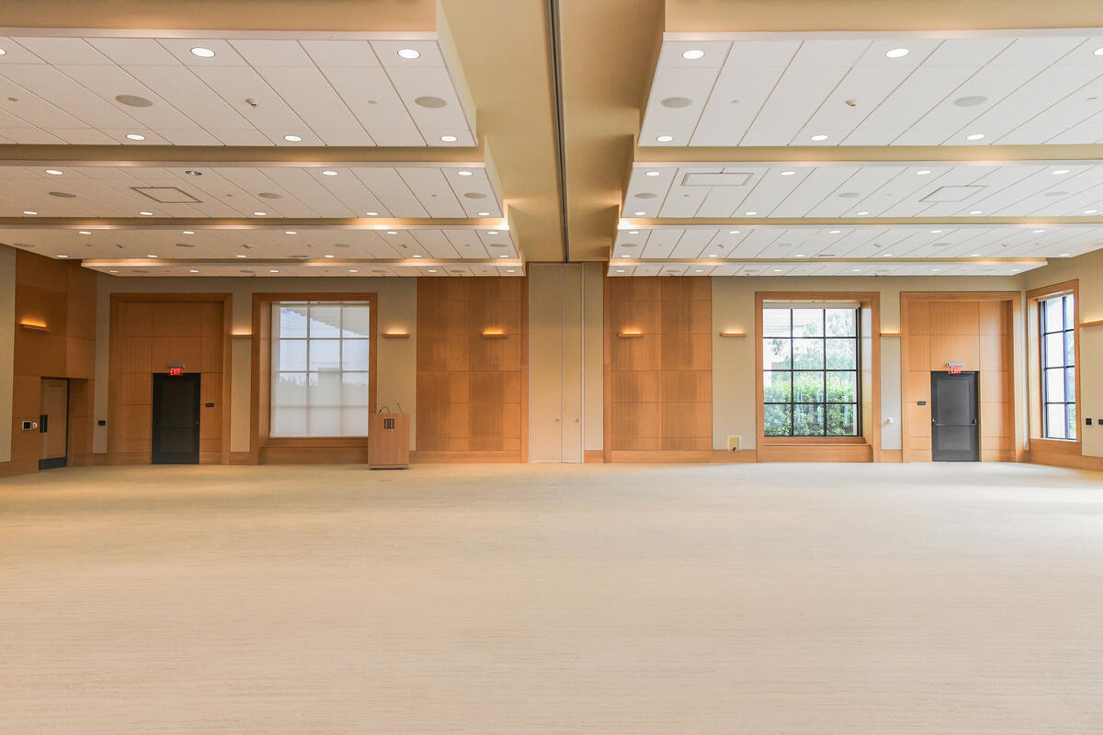 Haaga Hall, an event space at The Huntington Library, Art Museum, and Botanical Gardens
