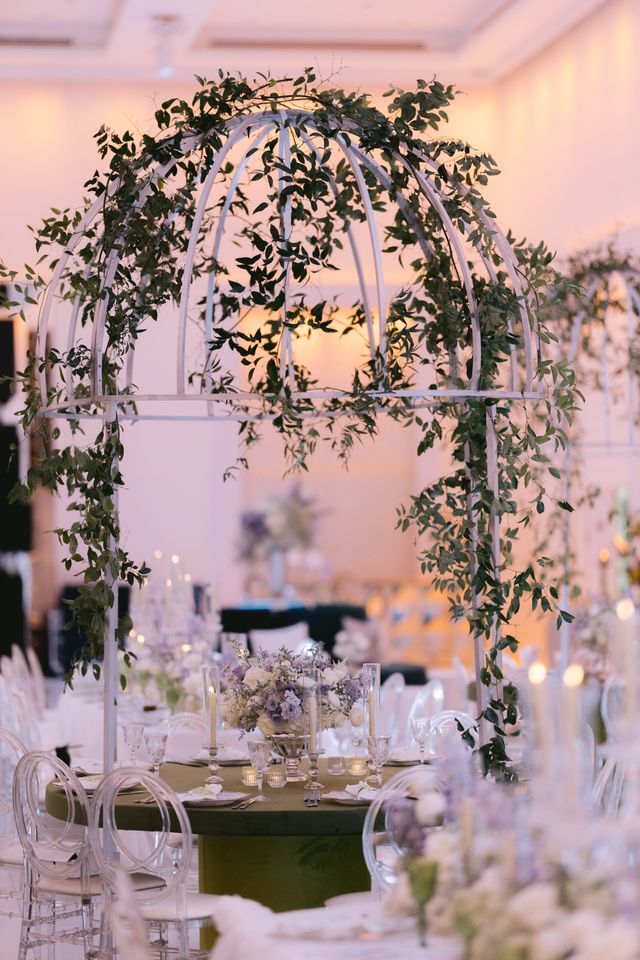 Featured photo from Indoor Silver Garden Wedding
