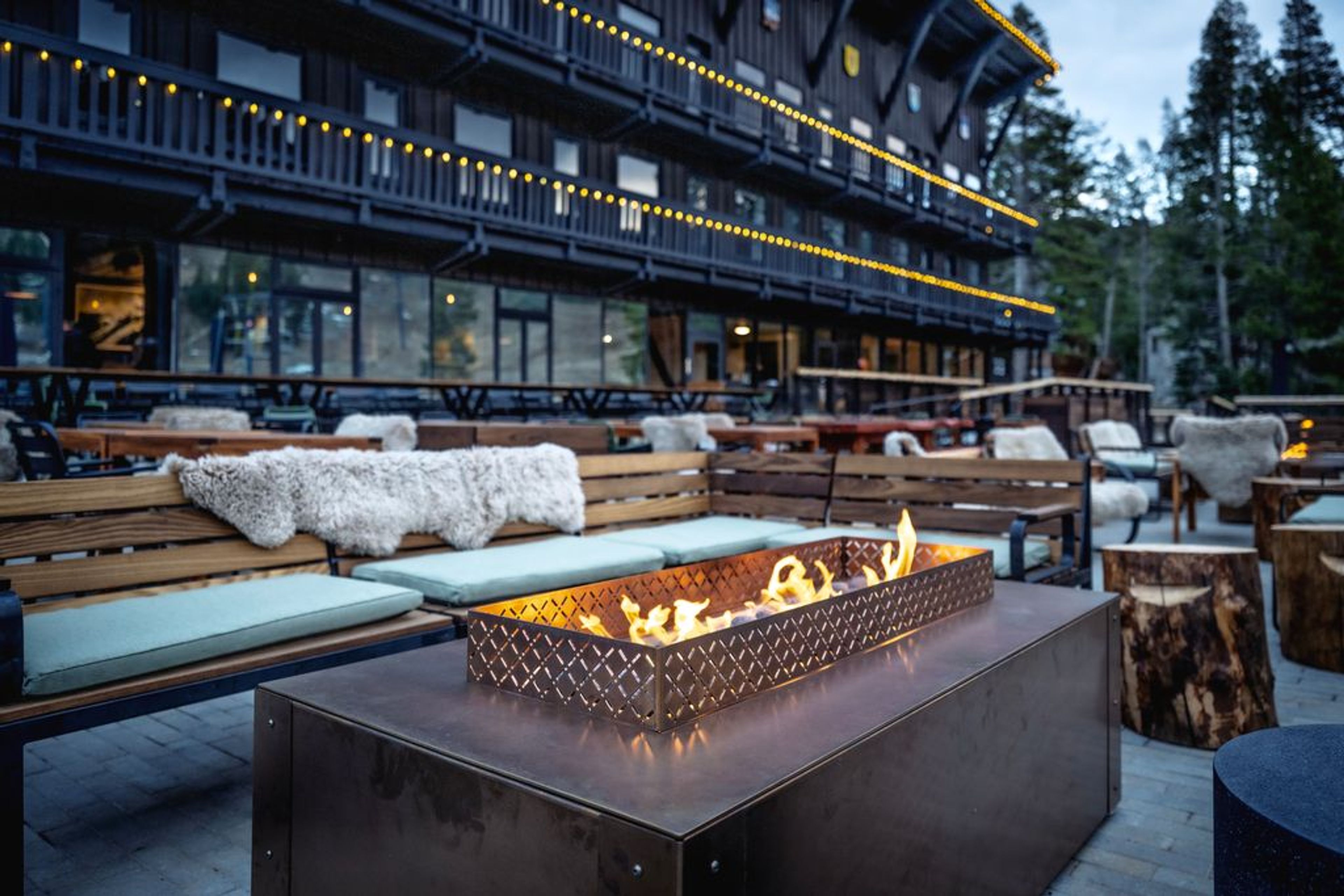 Stammtisch Private Event Room & Deck @ Yarrow, an event space at Sugar Bowl Resort