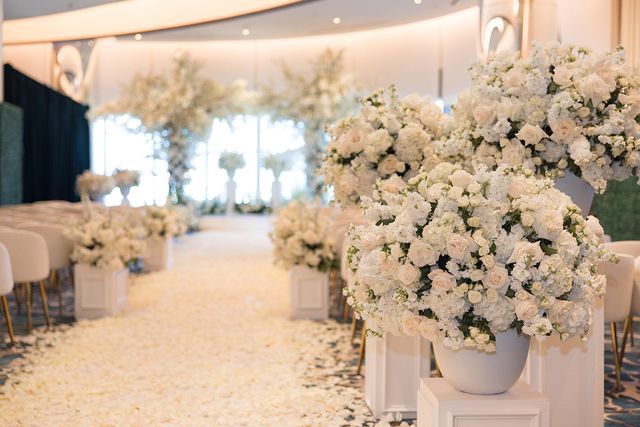 Featured photo from Luxe White and Green Wedding at Resorts World