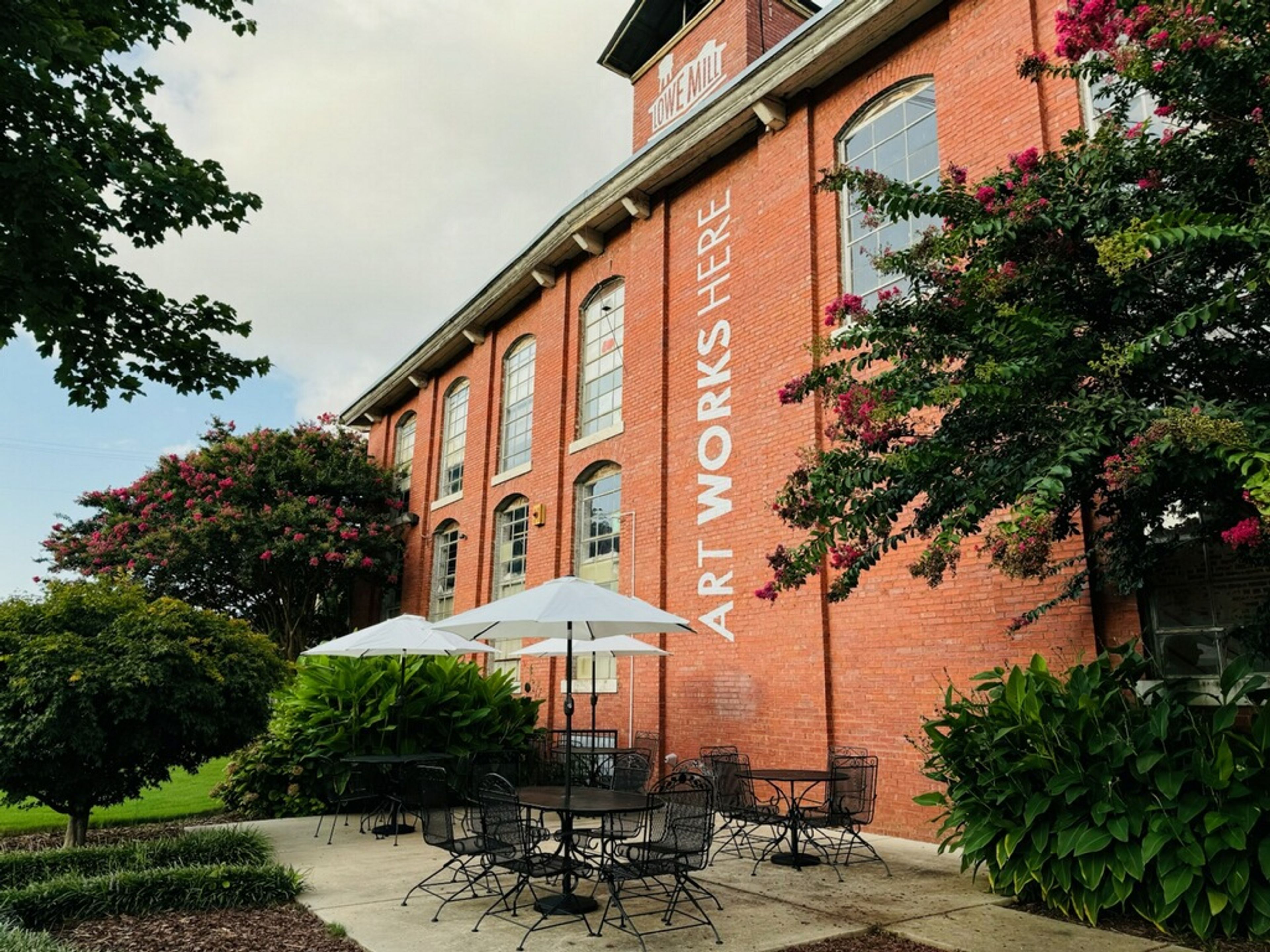 West Patio Space, an event space at Lowe Mill Arts & Entertainment
