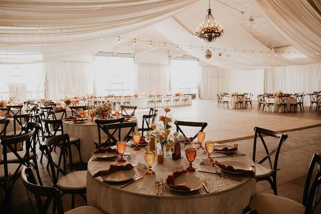 Featured photo from Draped Pavilion / Tent Reception Space