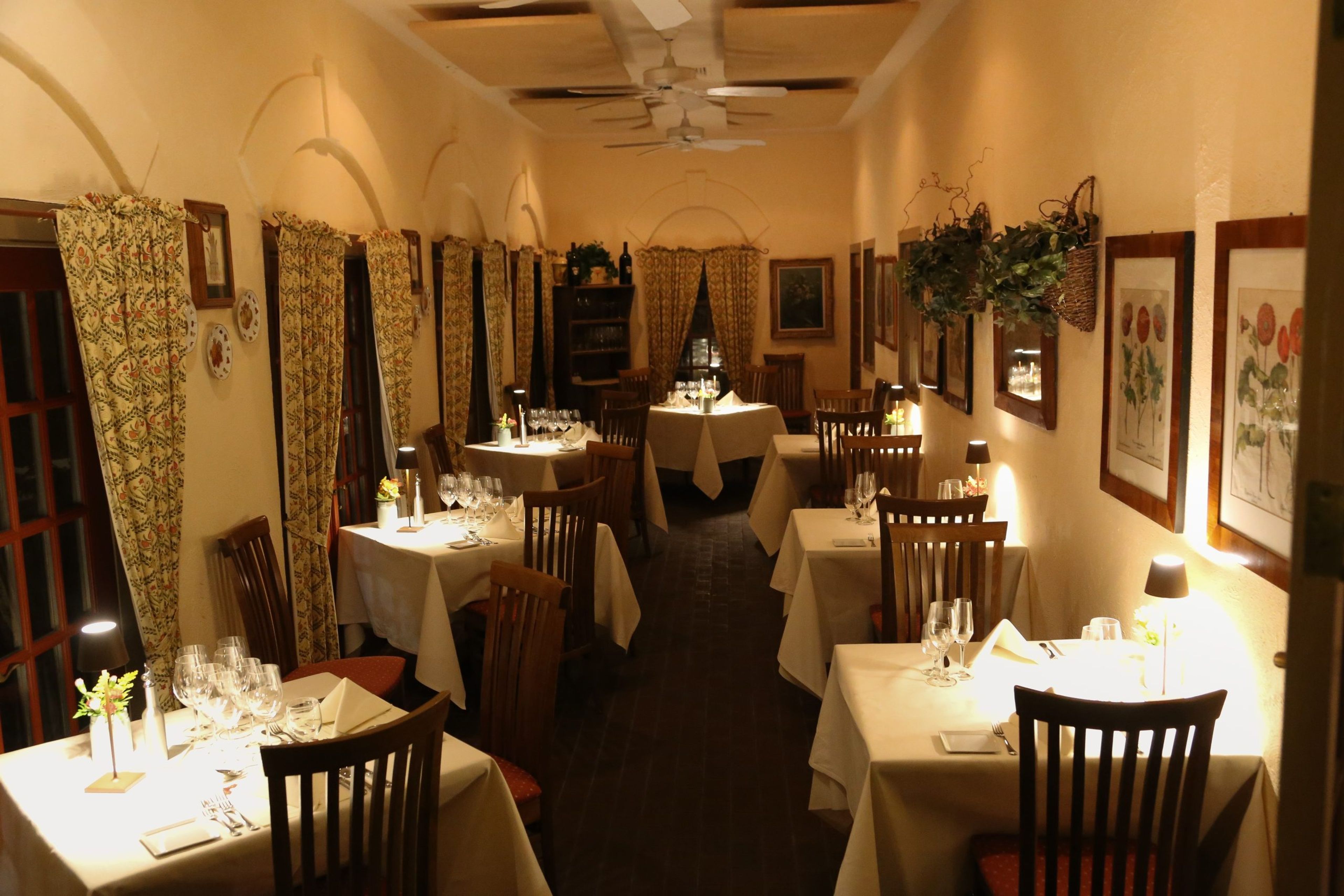 Veranda Dining Room, an event space at Barboursville Vineyards
