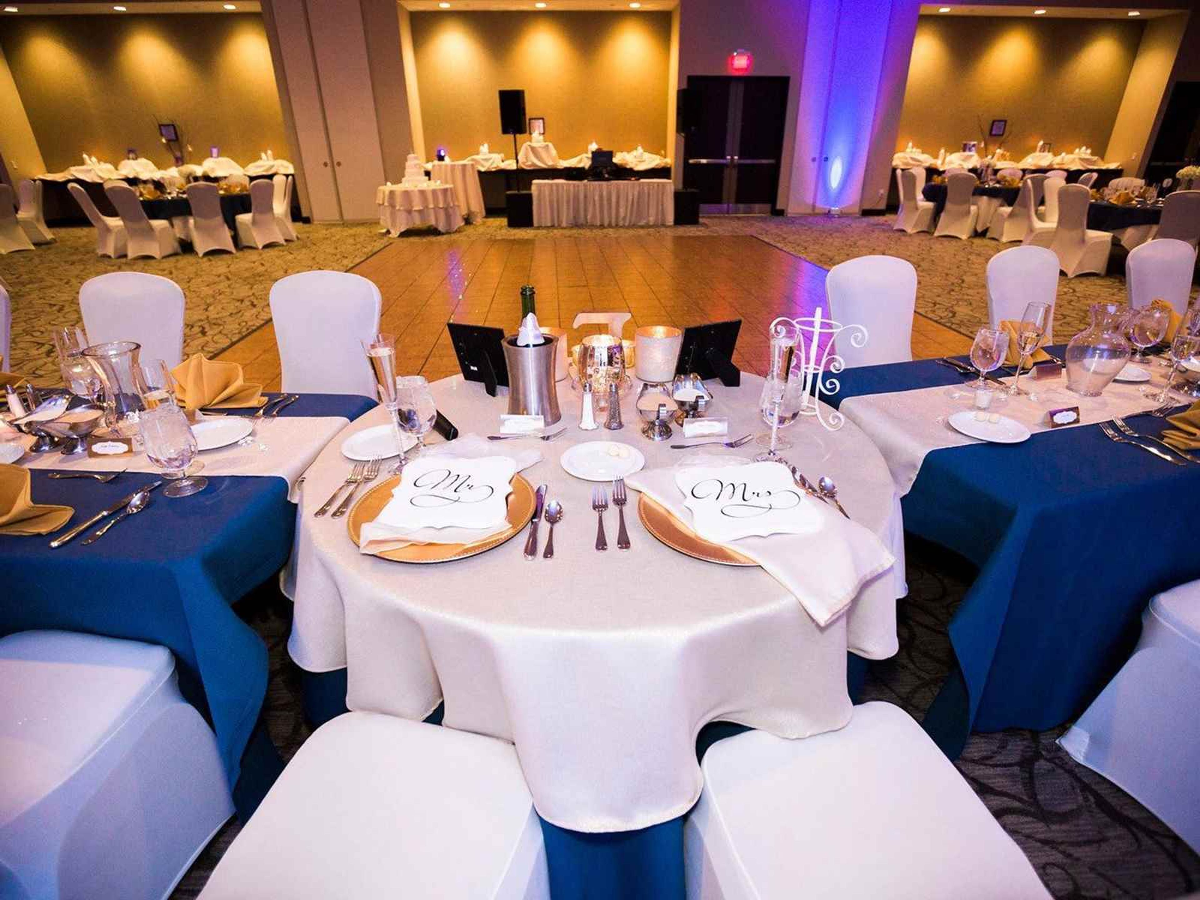 Pizzuti Grand Ballroom, an event space at Kent State University Hotel and Conference Center