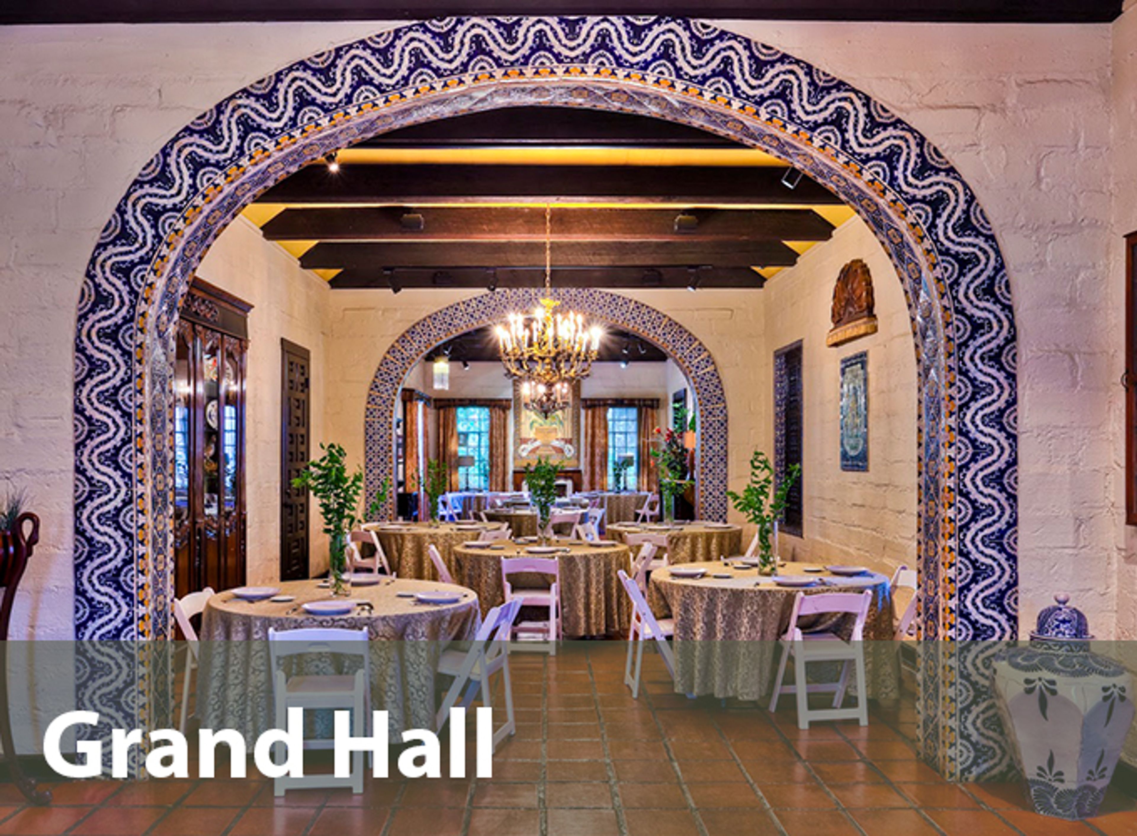 Grand Hall, an event space at Quinta Mazatlan