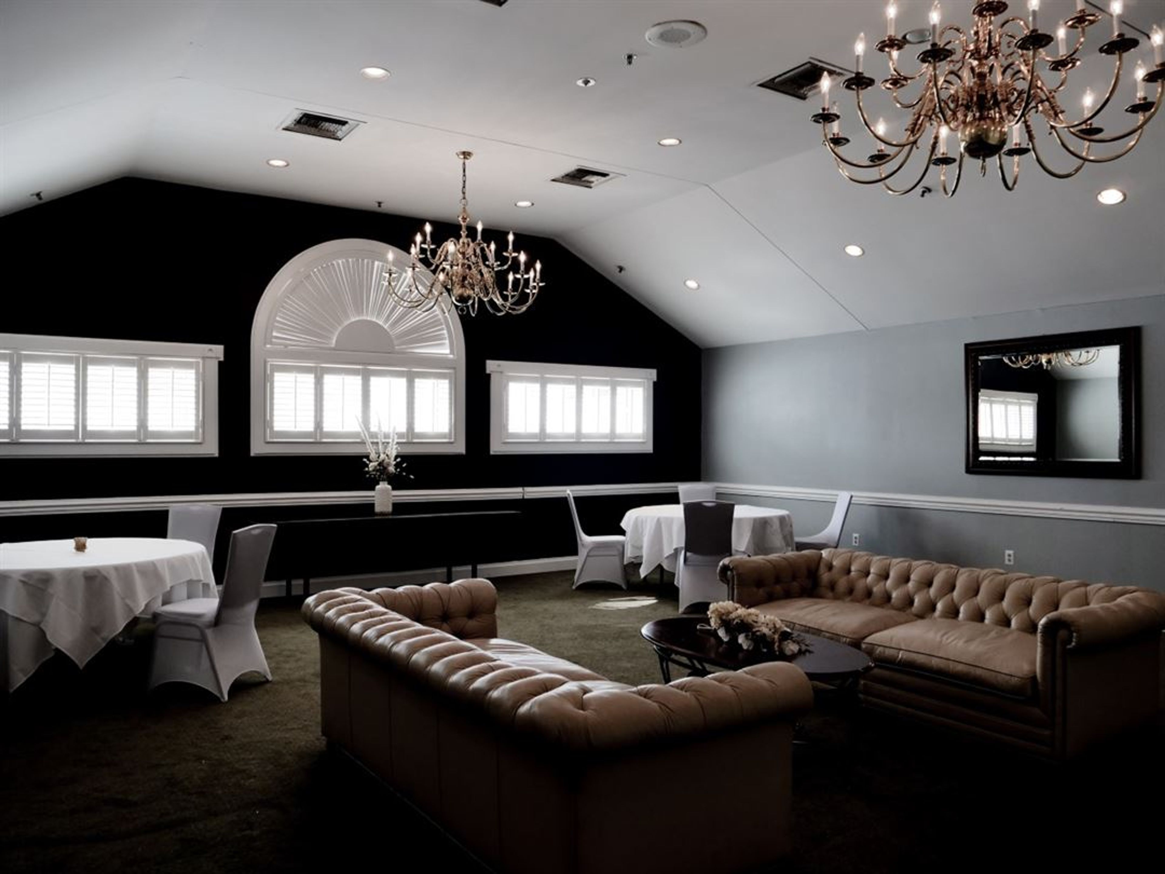 Palmetto Room, an event space at Woodside Country Club