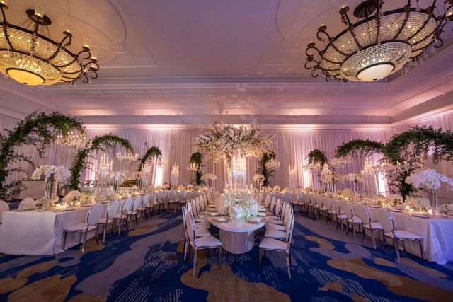 Featured photo from Take In This Miami Wedding Accented with Cascading White Florals and Warm Ballroom Design
