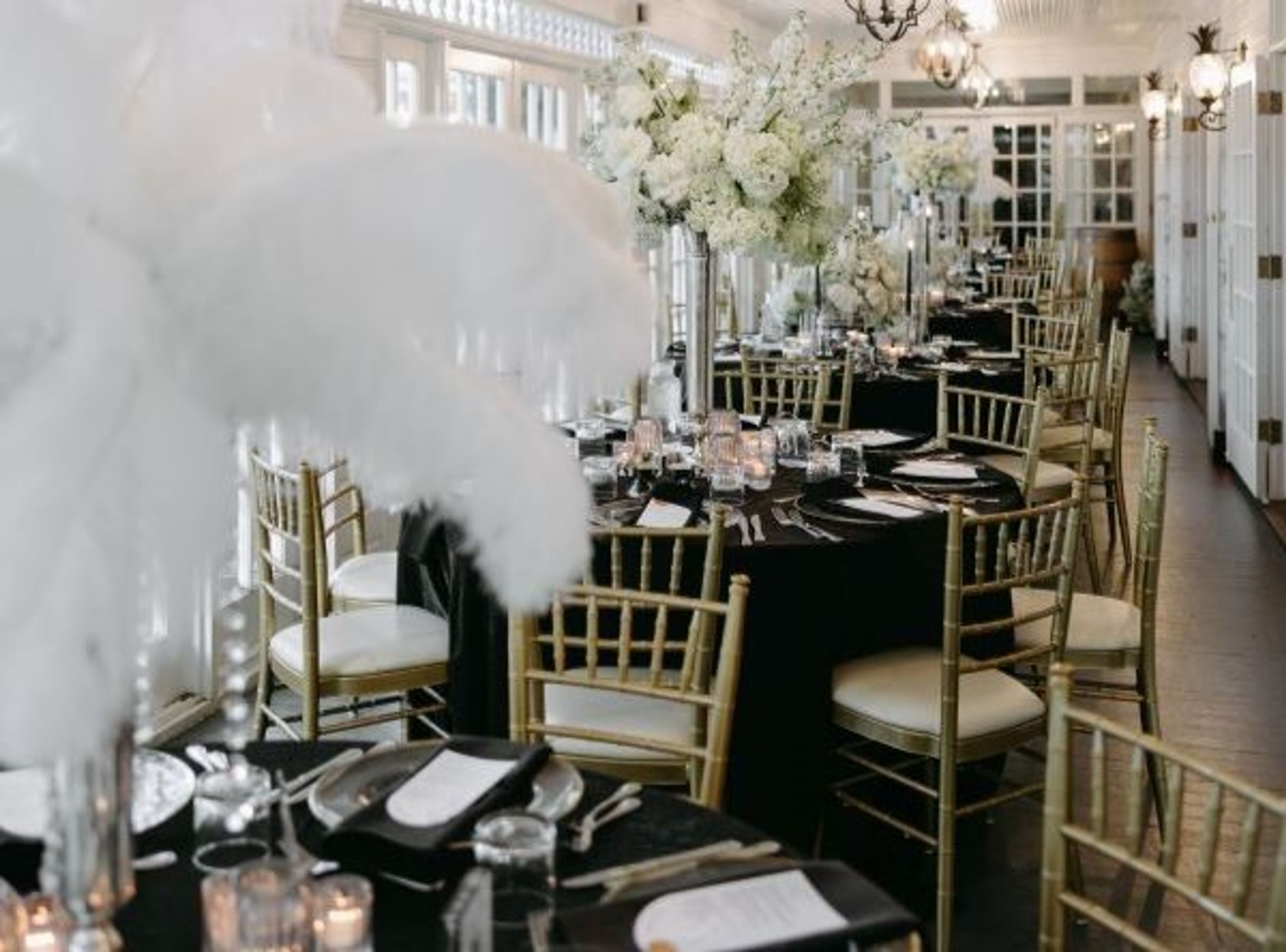The Crystal Ballroom, an event space at Highland Manor