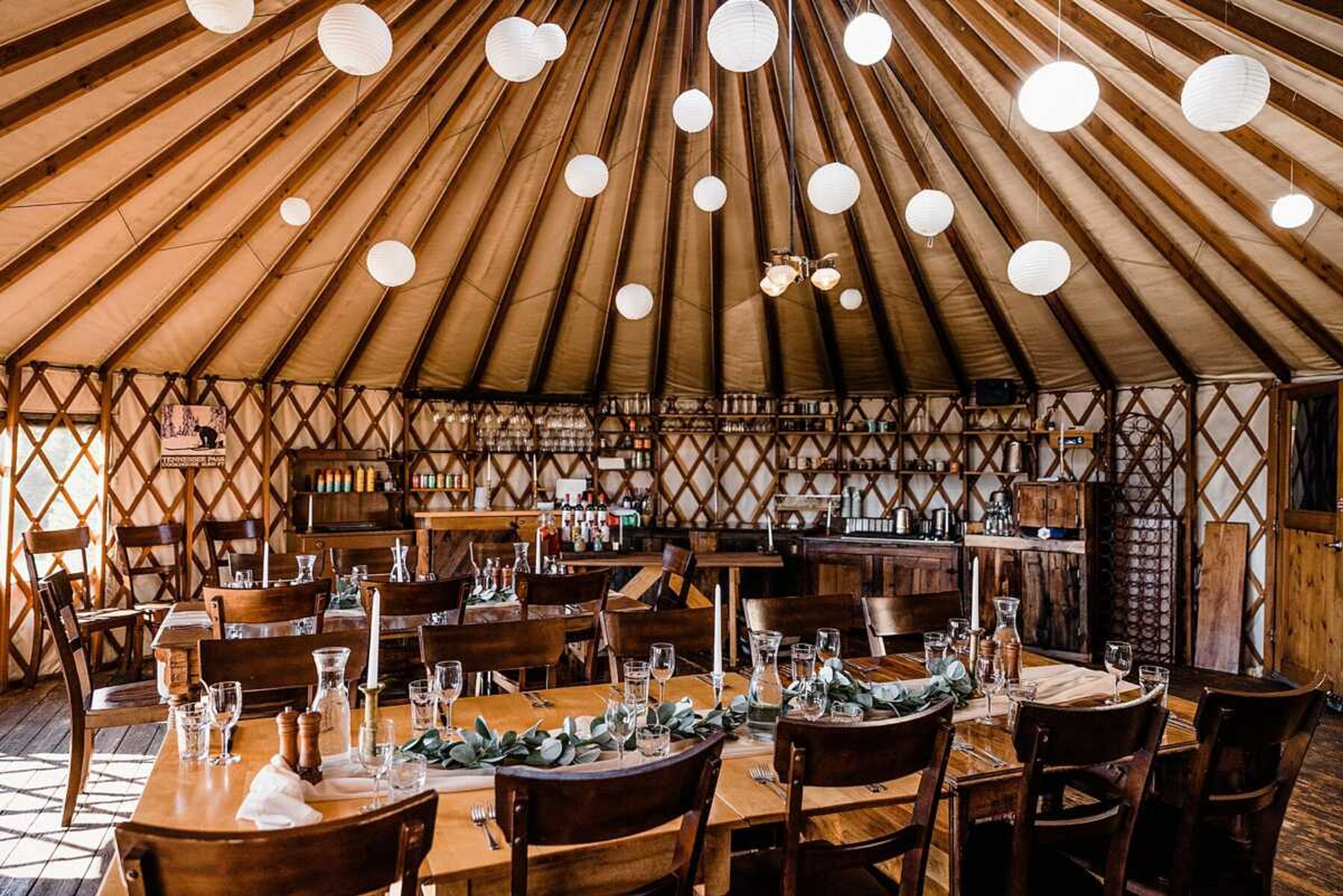 Rustic Lodge, an event space at Tennessee Pass Cookhouse