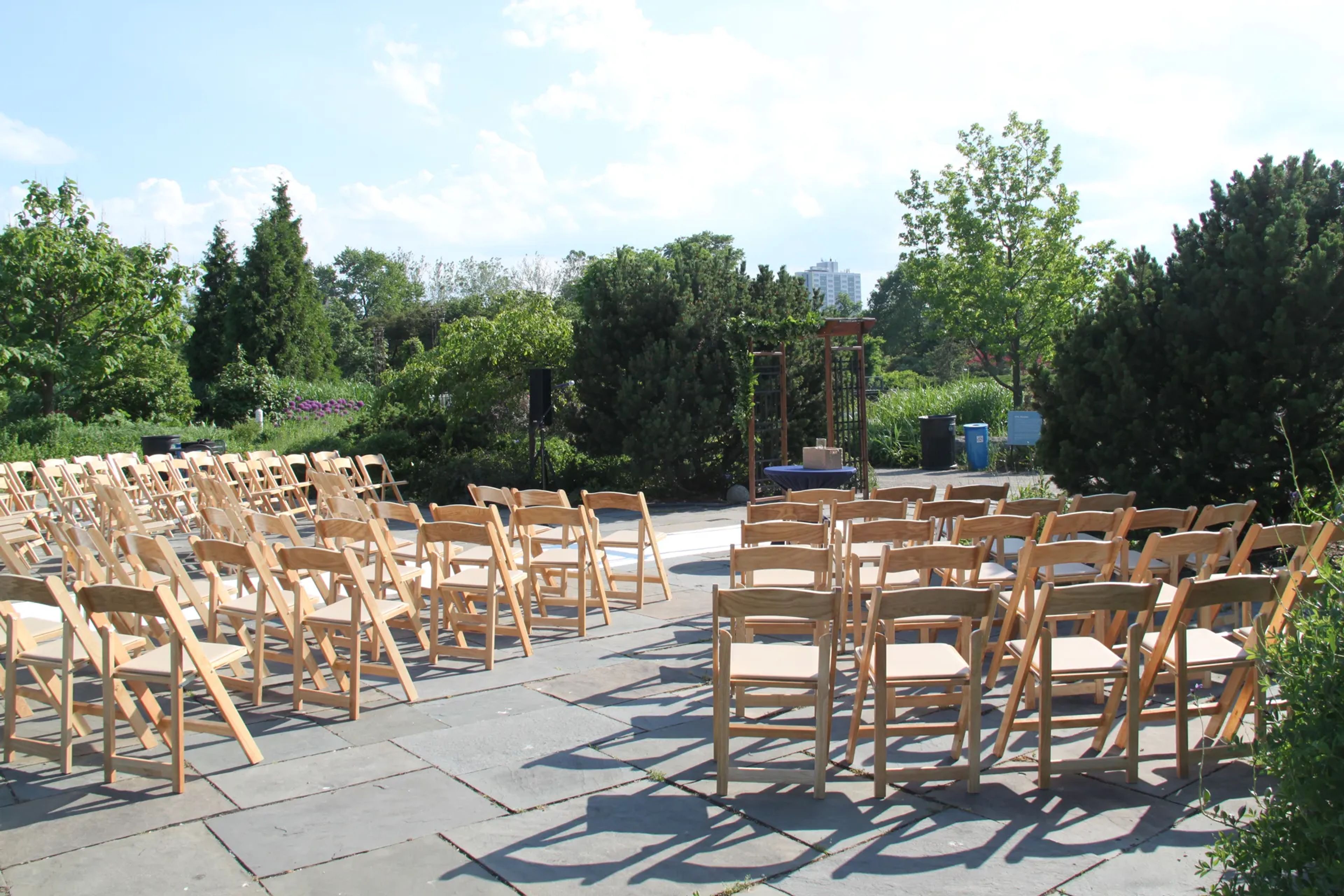 Artist's Garden, an event space at Garfield Park Conservatory