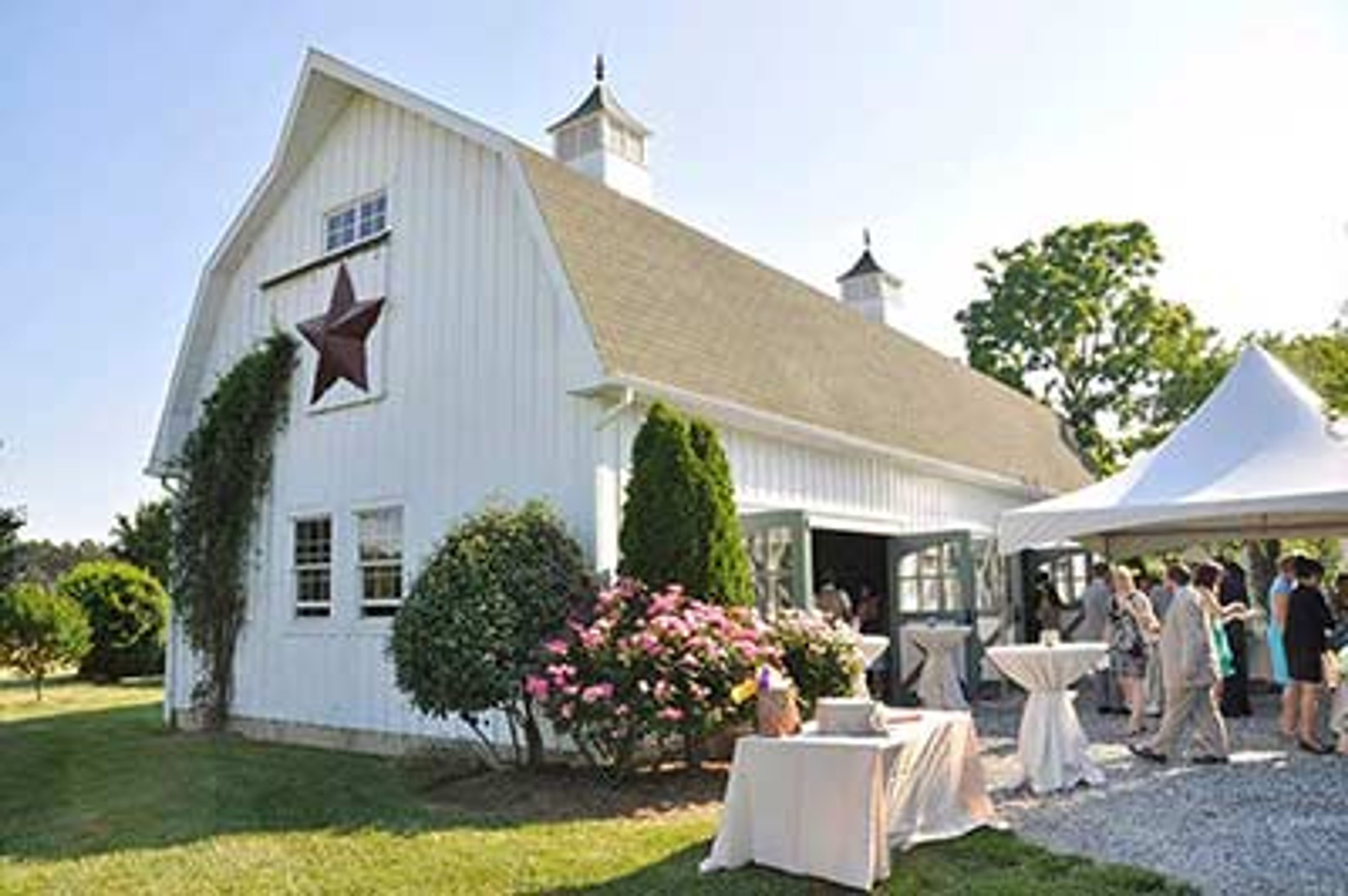 Crystal Barn, an event space at Inn at Huntingfield Creek