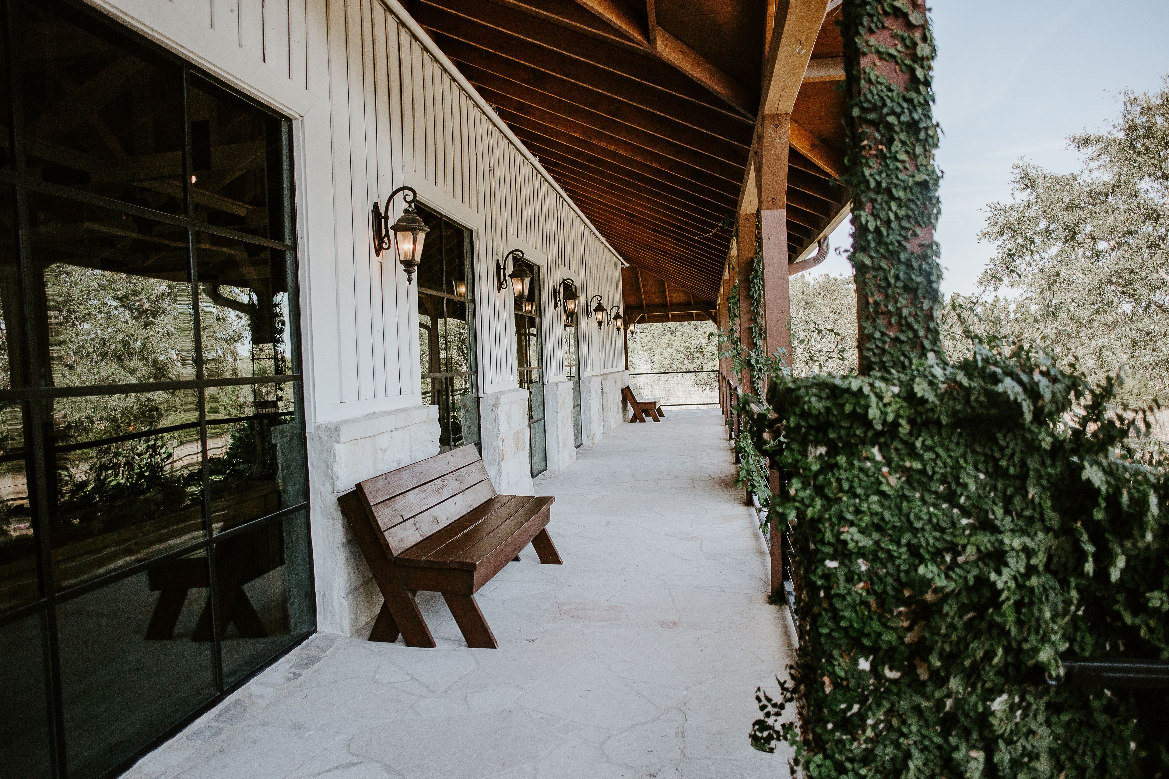 Outdoor Cocktail Patio / Covered Terrace, an event space at Legacy Hall at The Milestone