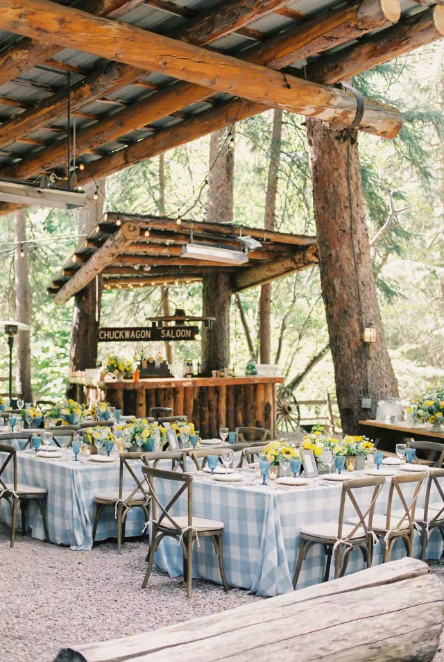 Featured photo from Country Chic Outdoor Rehearsal Dinner at The Chuckwagon Grounds at T-Lazy-7 Ranch in Aspen Colorado