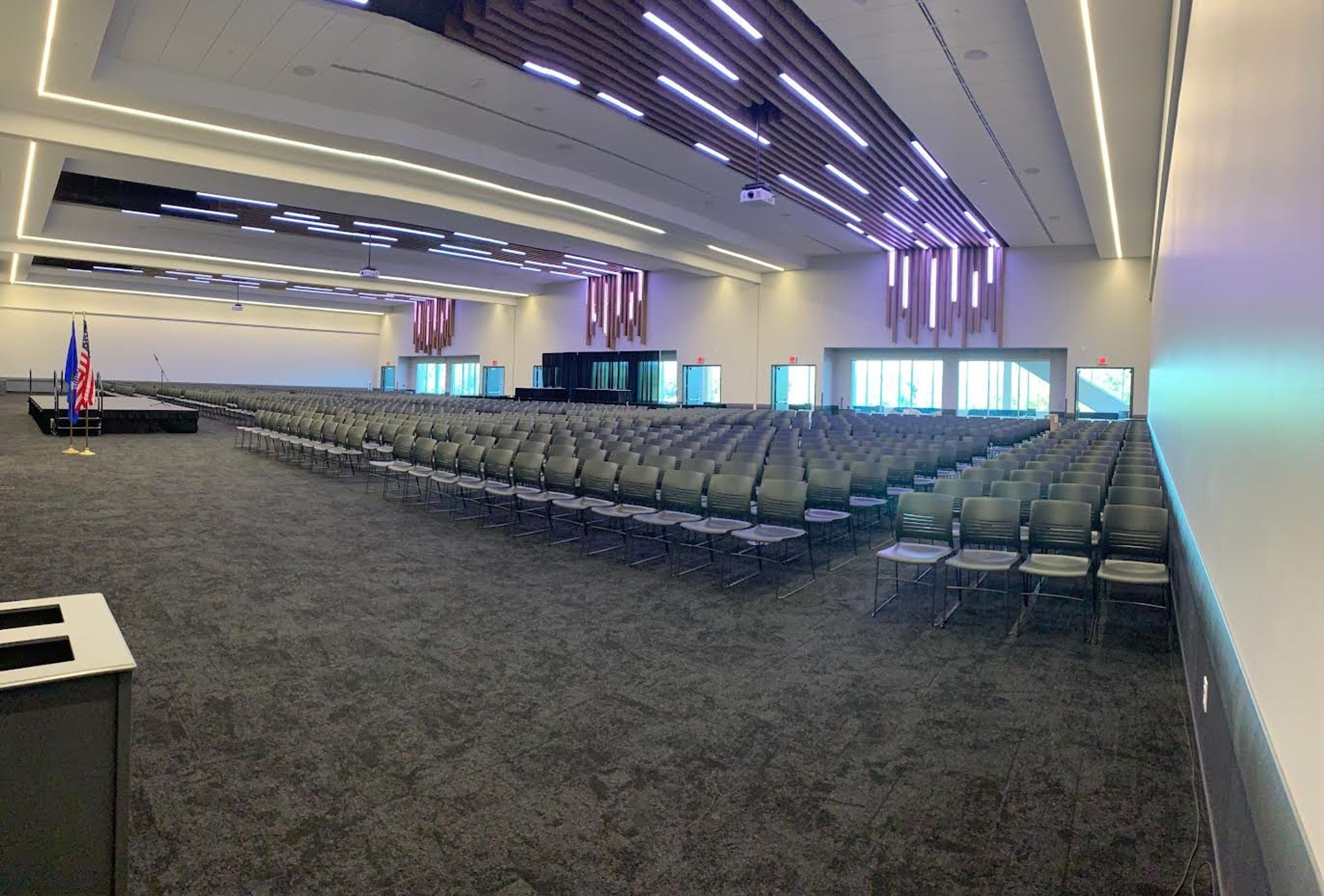 Riverside Ballroom, an event space at La Crosse Center Ballroom