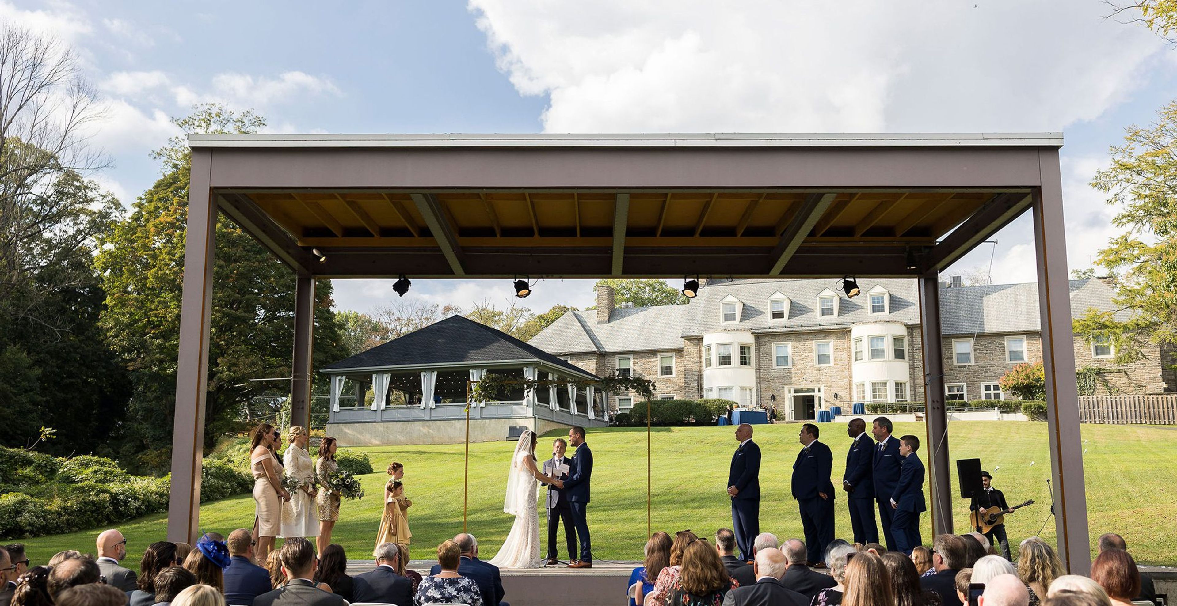 Outdoor Pavilion, an event space at Alverthorpe Manor