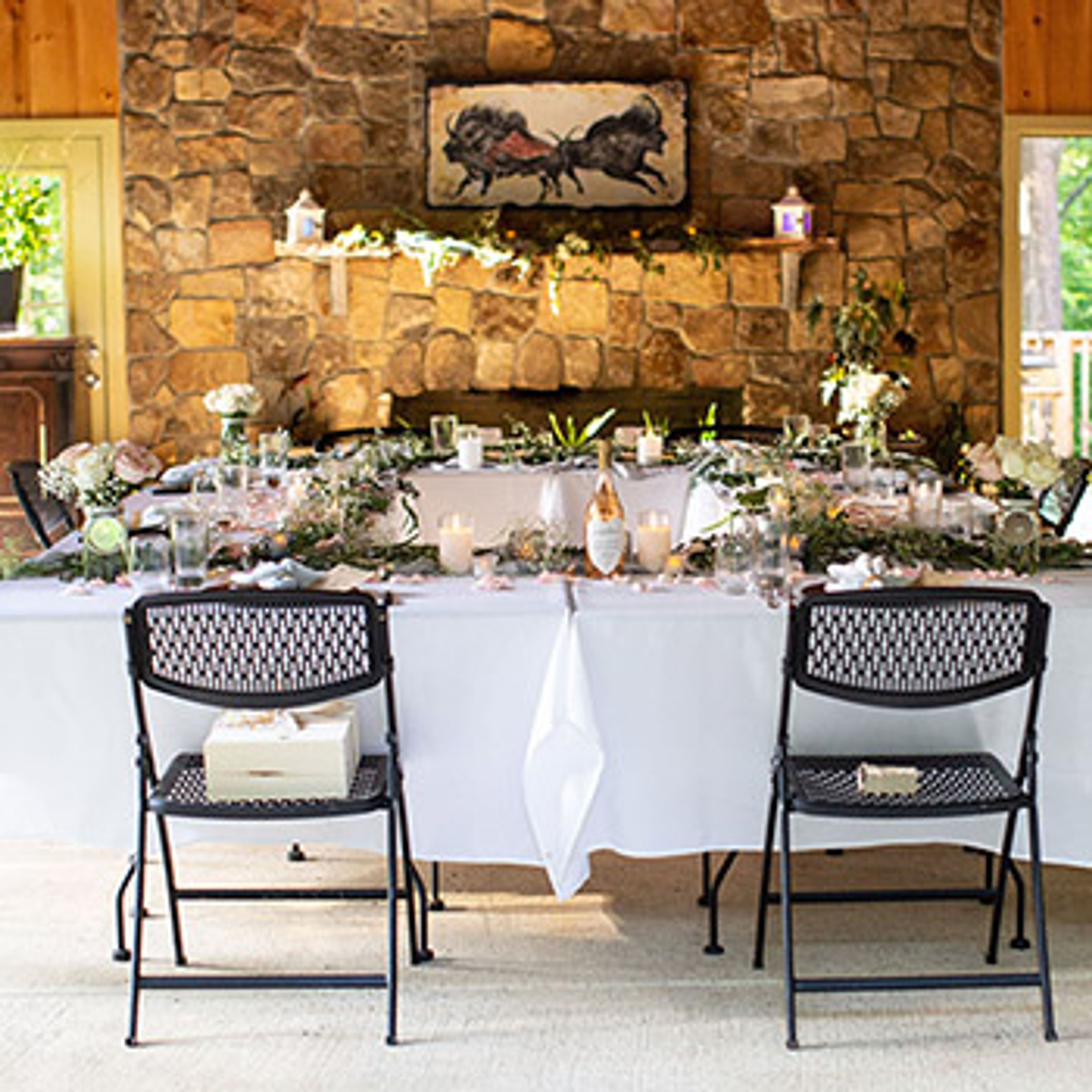 The Amish Barn, an event space at Hidden View Farm