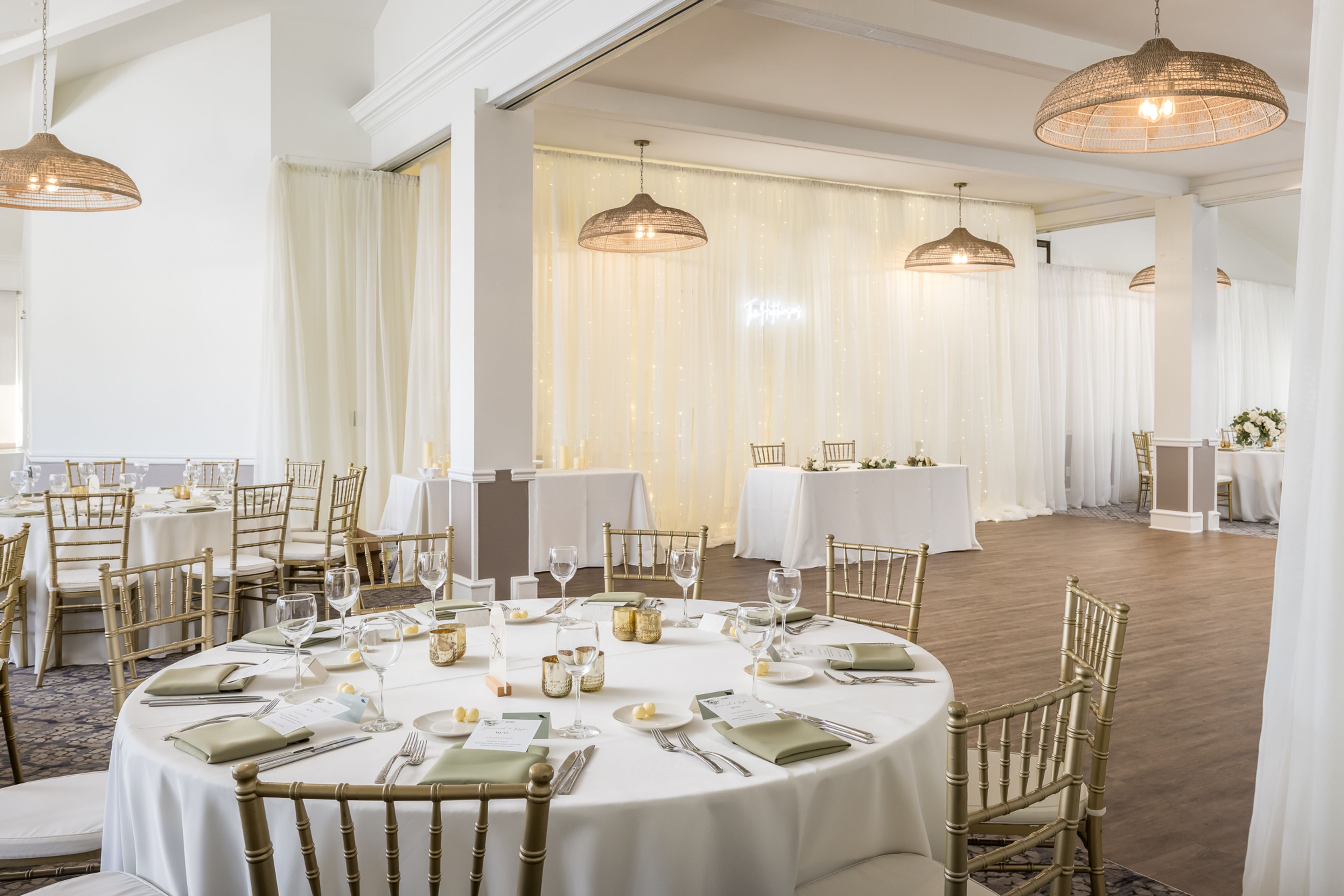 The Coastal Ballroom, an event space at La Valle Coastal Club