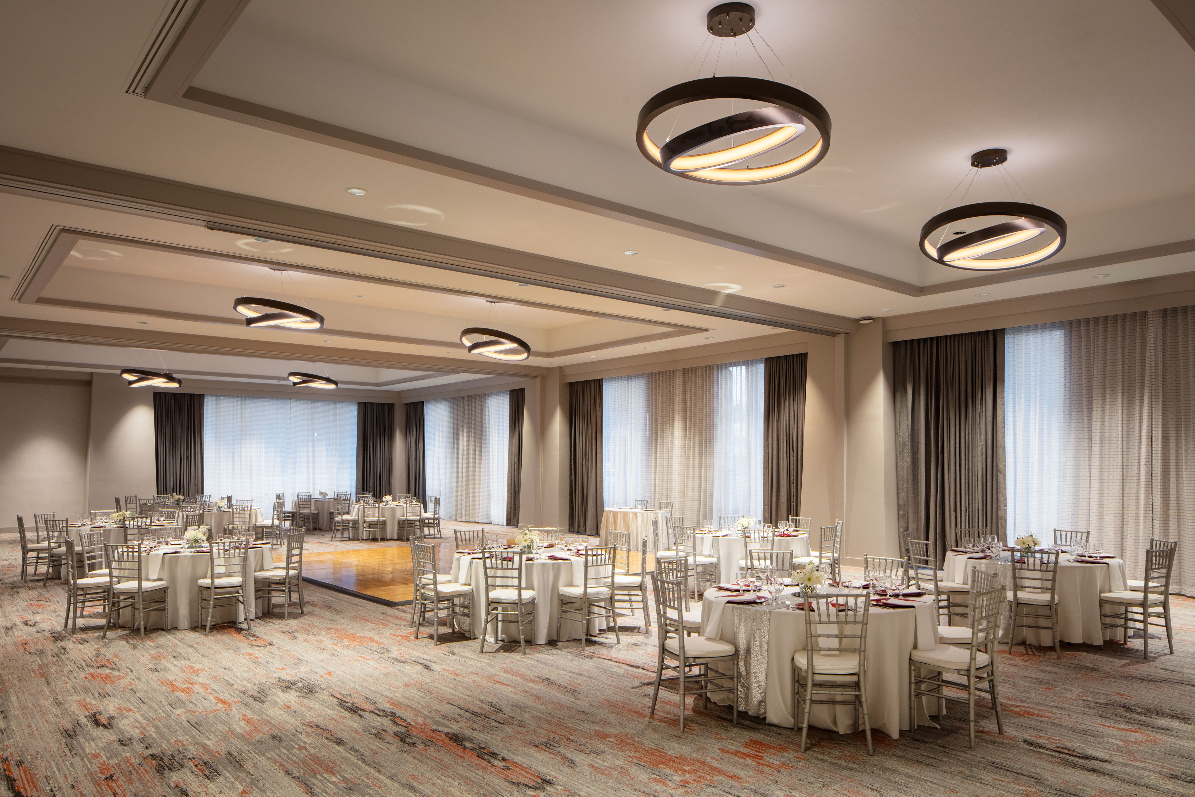 California Ballroom, an event space at DoubleTree by Hilton Sacramento