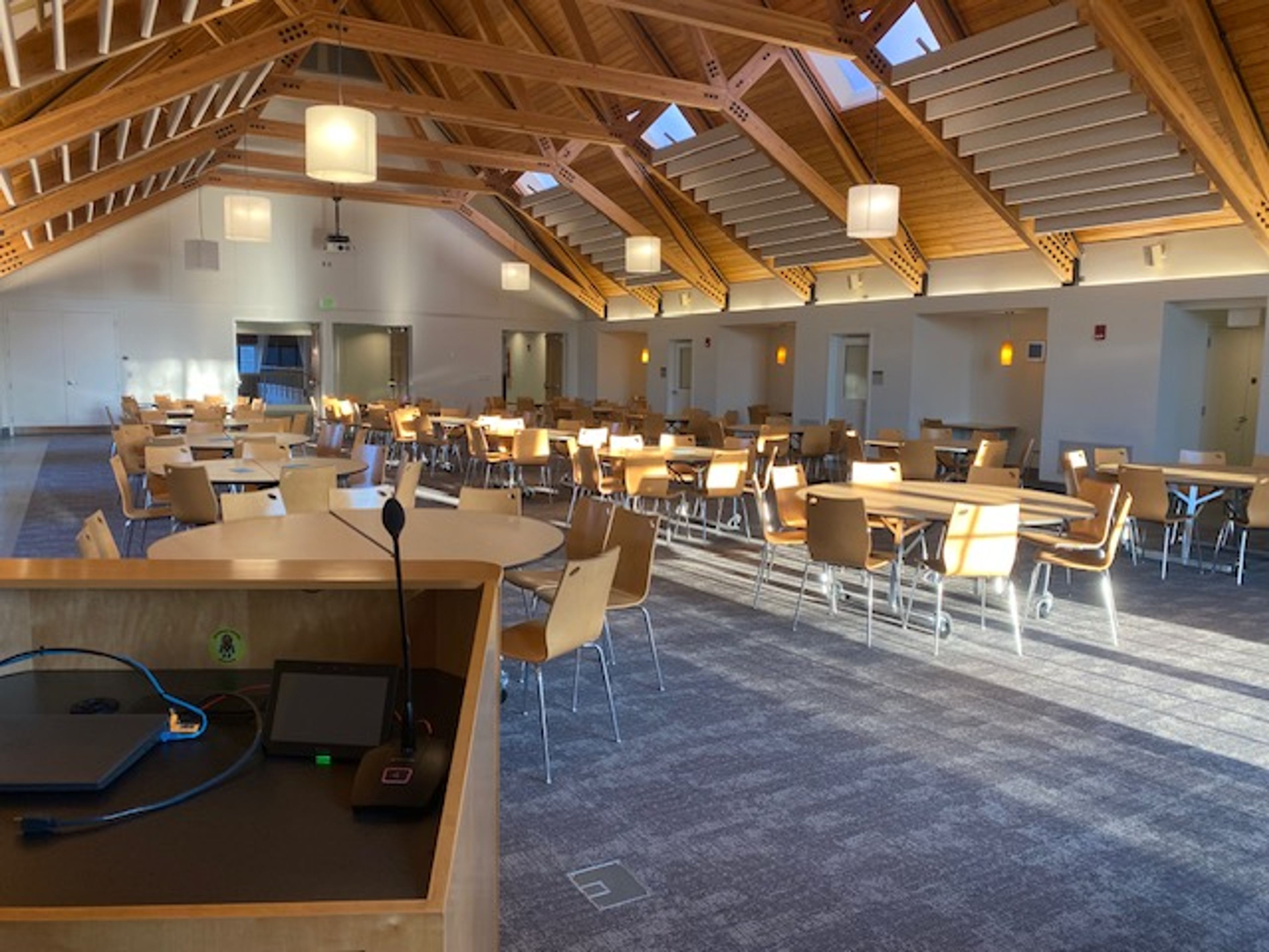 Upper Marshall Hall, an event space at University of Puget Sound Dining & Conference Services