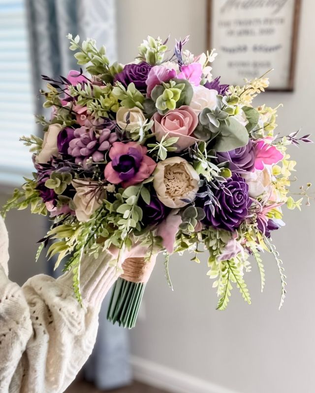 Featured photo from Sola Wood Flower Wedding Bouquet