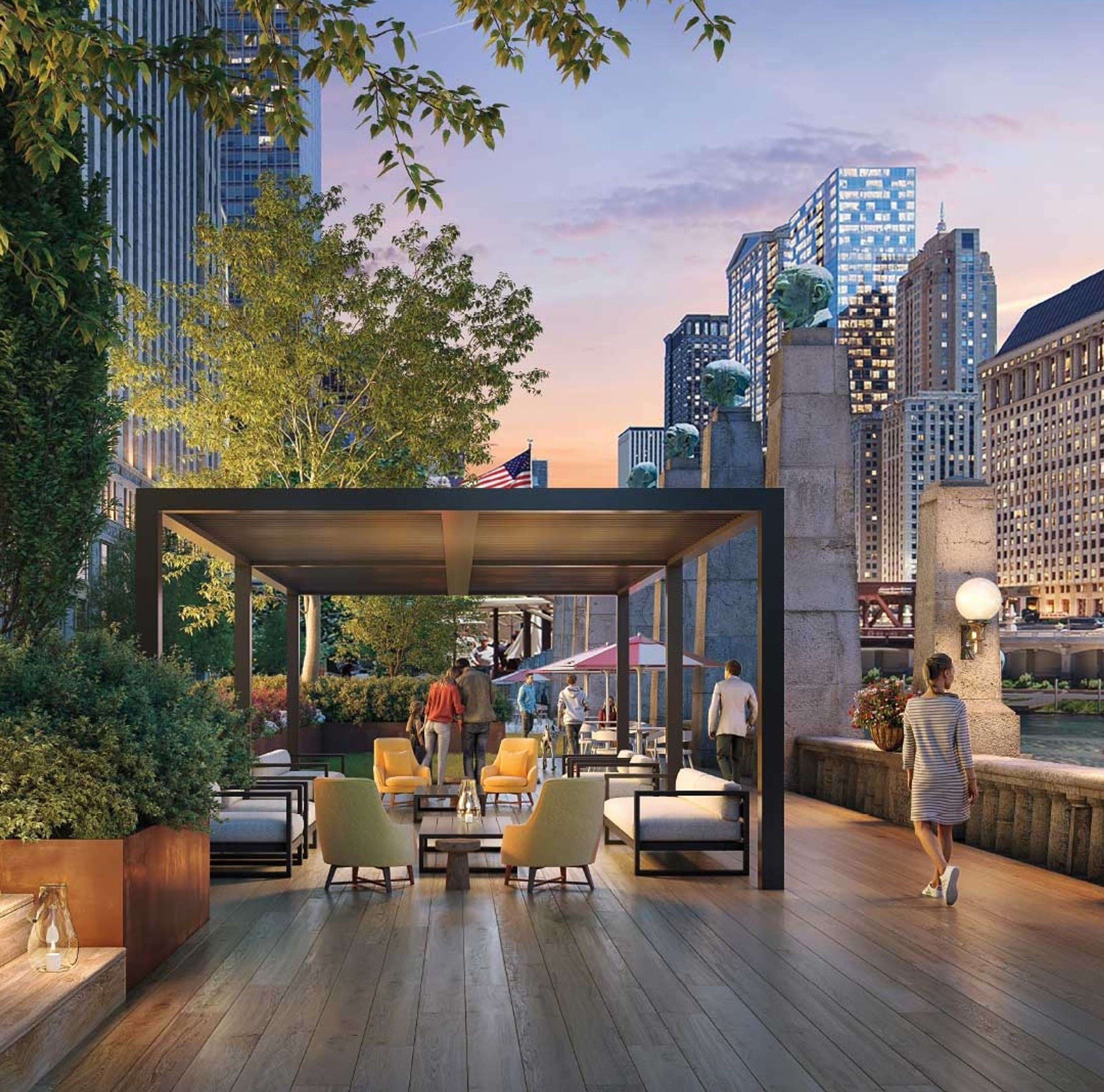 River Park at The Mart, an event space at Marshall's Landing
