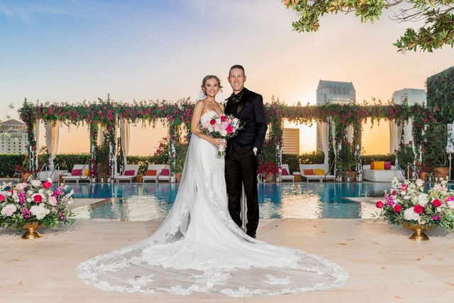 Featured photo from Celebrate this Elegant Tampa Wedding with Golden Hour Glow and Grand Ballroom Style