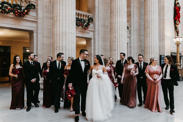 Featured photo from Romantic Wine Color Wedding at The Arbory for Melanie & Max