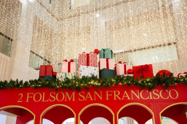 Featured photo from Explore This Christmas-Ready Corporate Headquarters in San Francisco Lit with Cascading Seasonal Lights