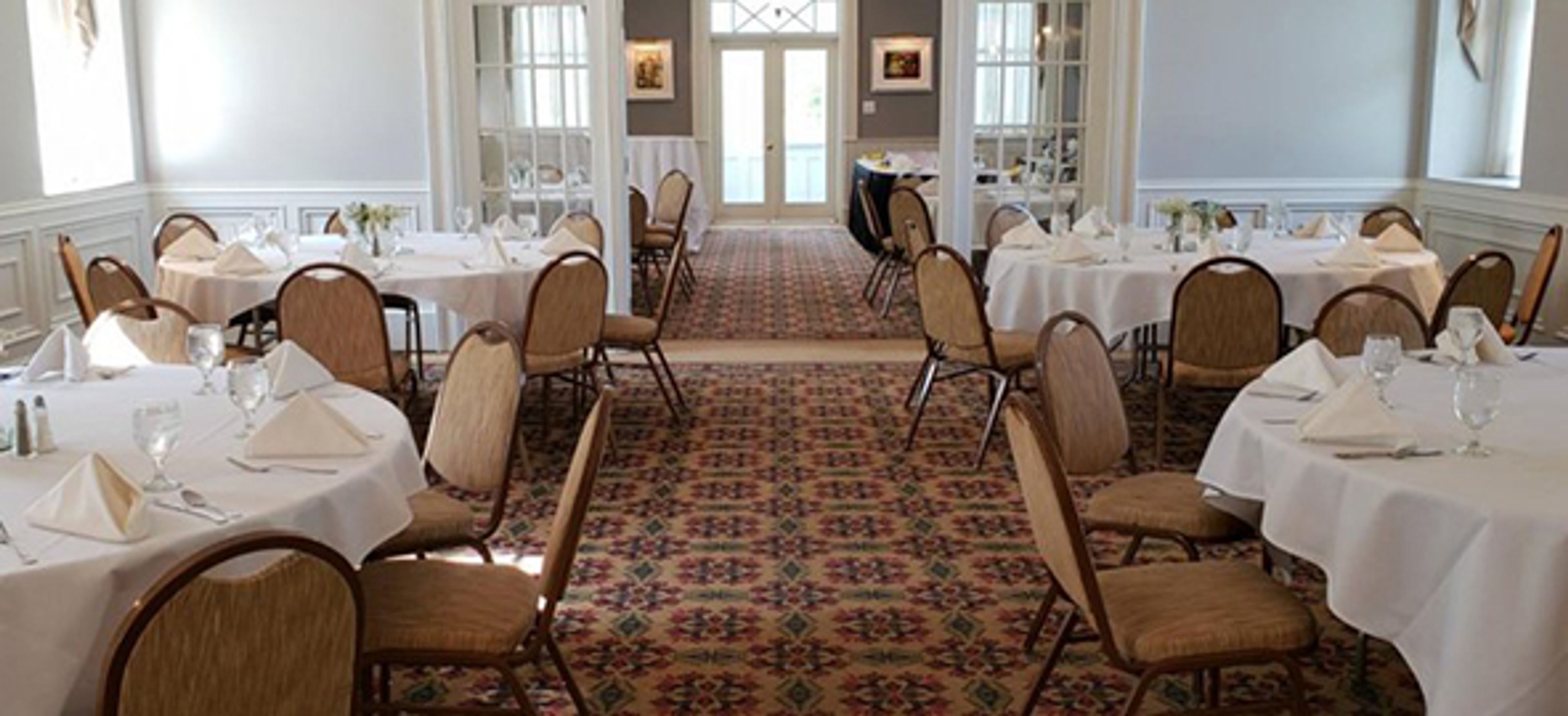Theodore Room, an event space at Fort Harrison State Park Inn
